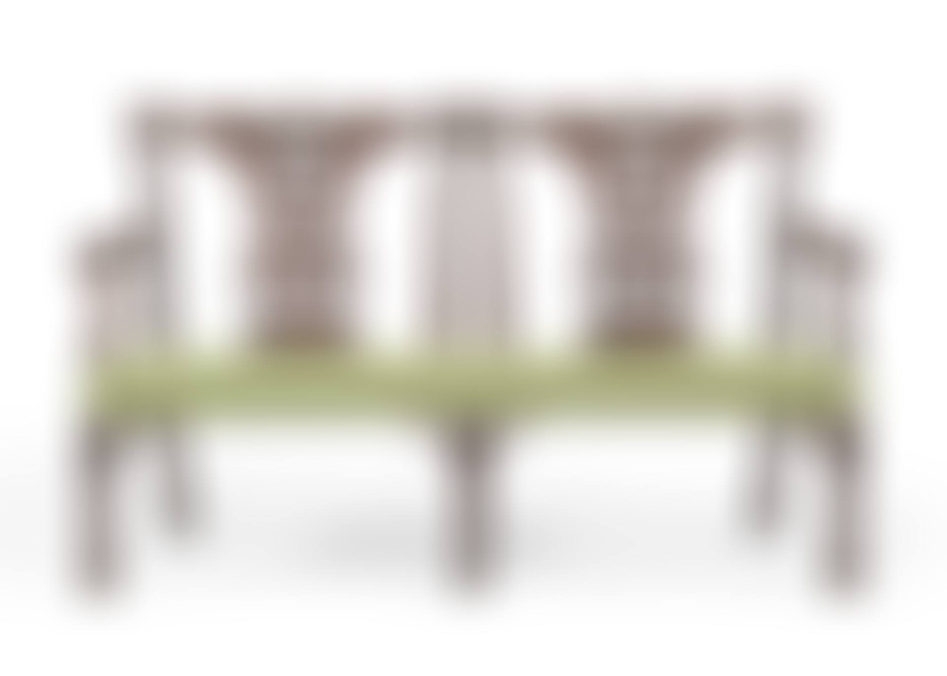 AN ENGLISH MAHOGANY DOUBLE-CHAIRBACK SETTEE (preview)