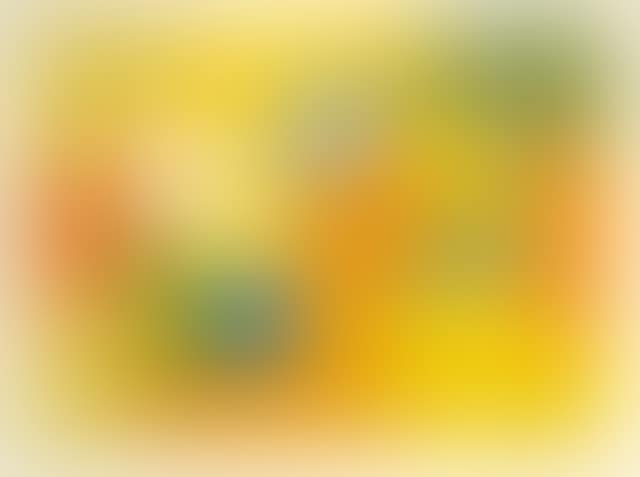 Composition jaune, orange et verte (preview)