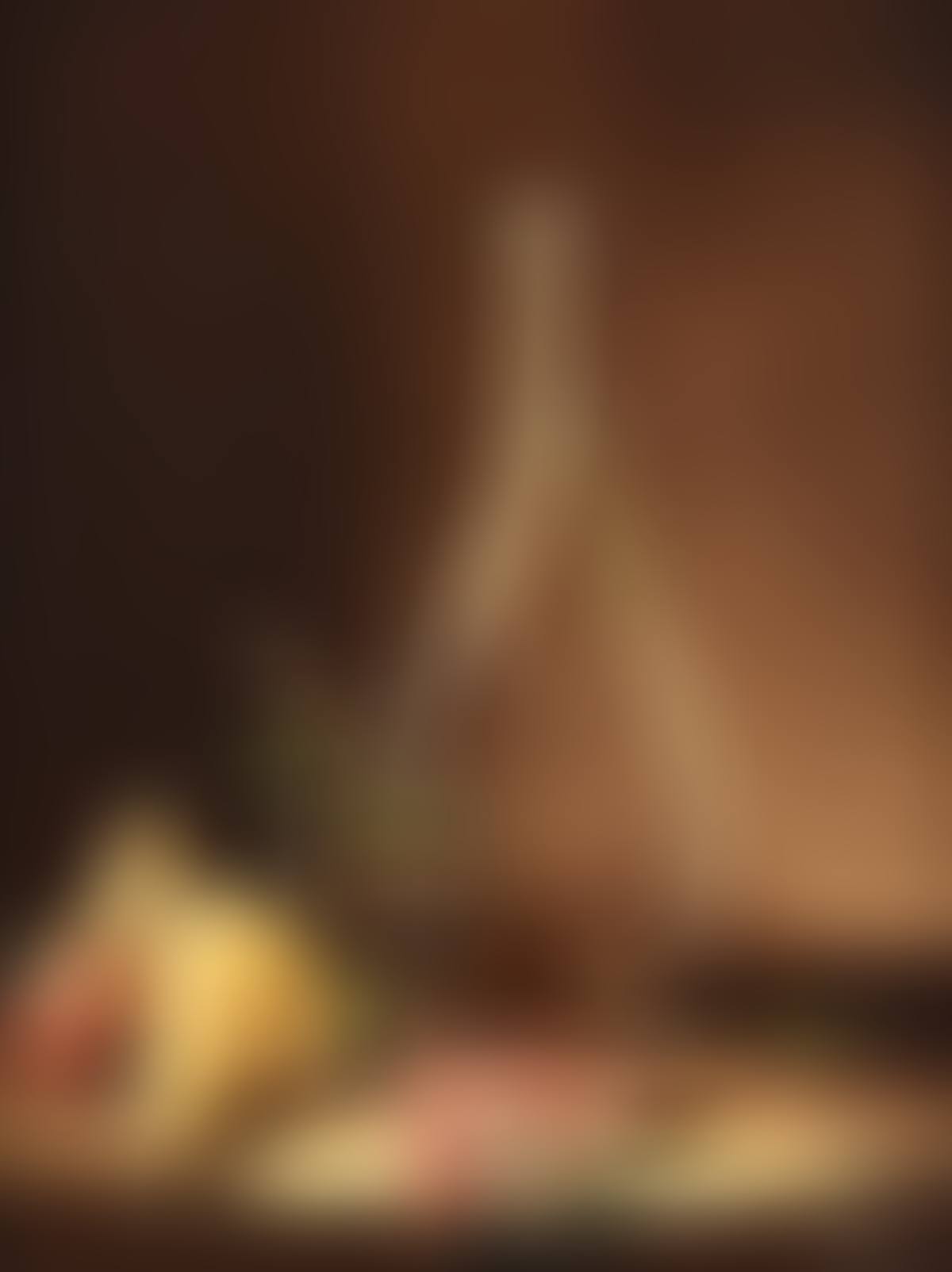 "STILL LIFE, BOTTLE & FRUIT" (preview)