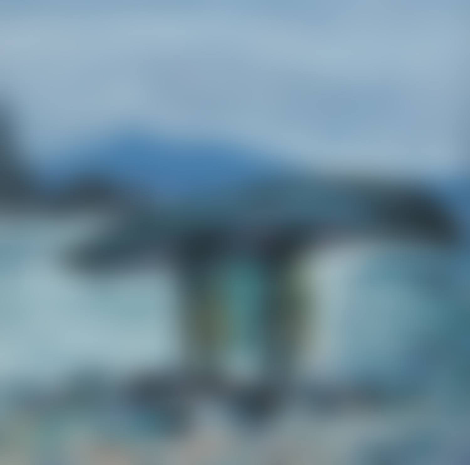 "THE DOWNINGS CURRACH MEN NEAR THE ROCKS" (preview)