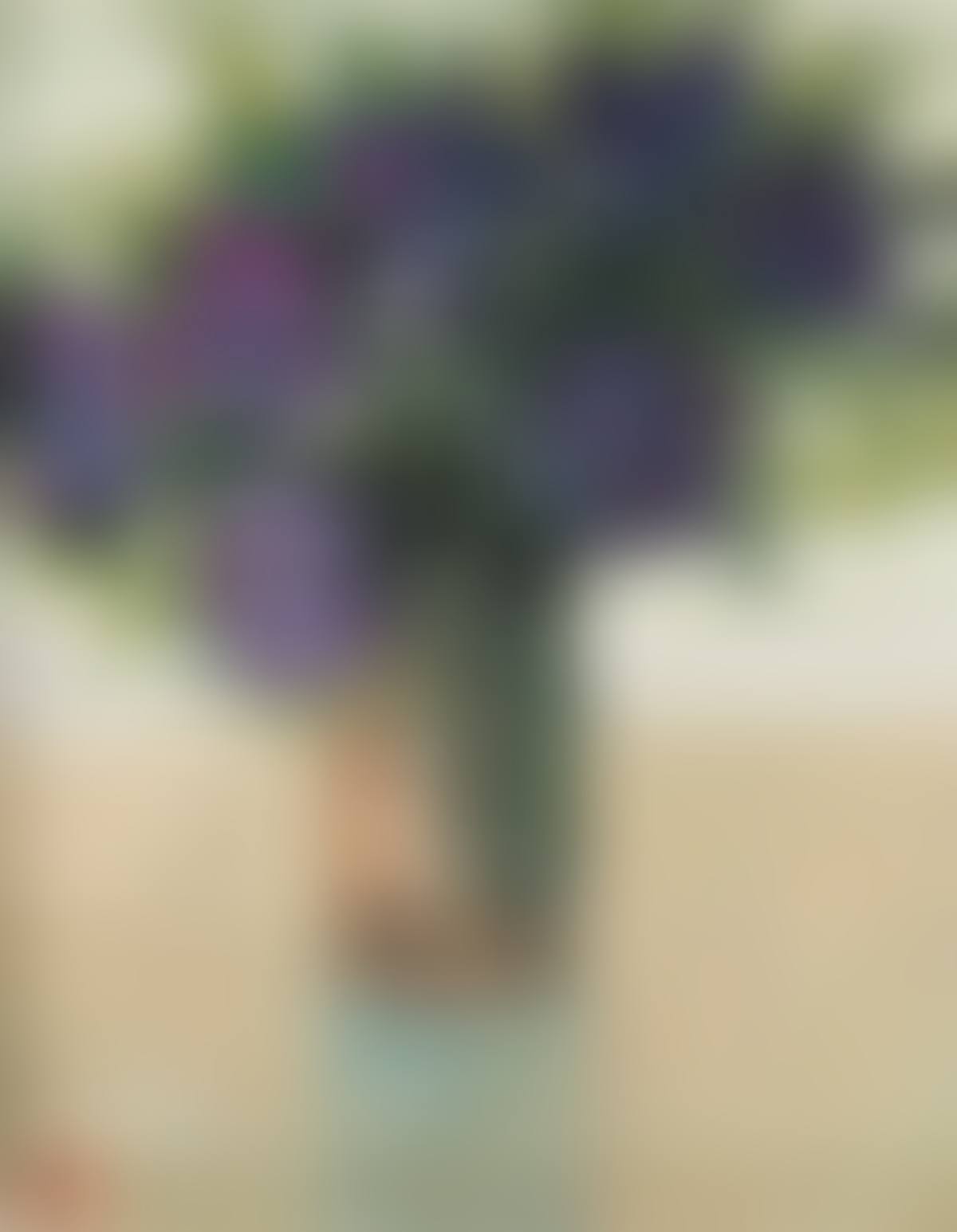 "PURPLE FLOWERS IN A VASE" (preview)