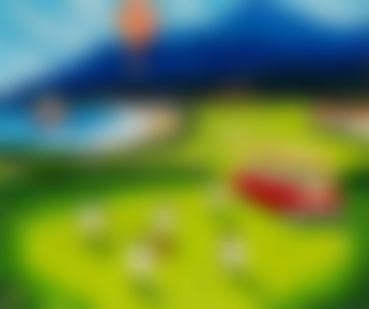 "ANDY PATS WANDERING SHEEP ENJOYING A ROUND OF GOLF BY THE MOURNE MOUNTAINS" (preview)