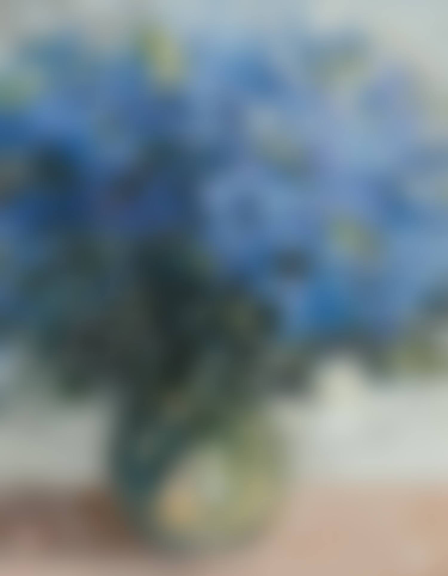 "BLUE FLOWERS IN A VASE" (preview)