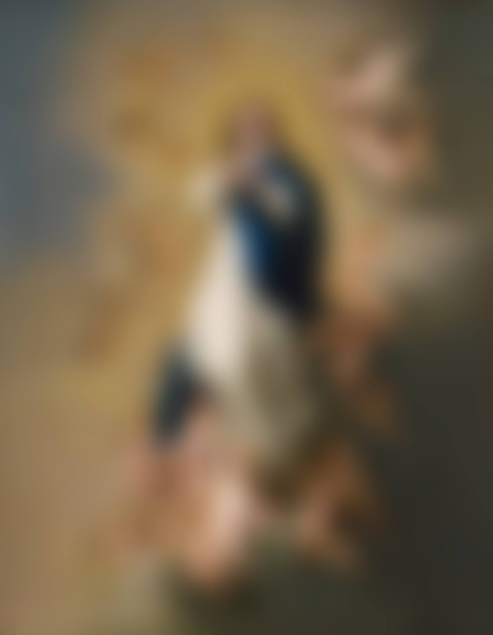 A RECTANGULAR PORCELAIN PLAQUE OF THE IMMACULATE CONCEPTION (preview)
