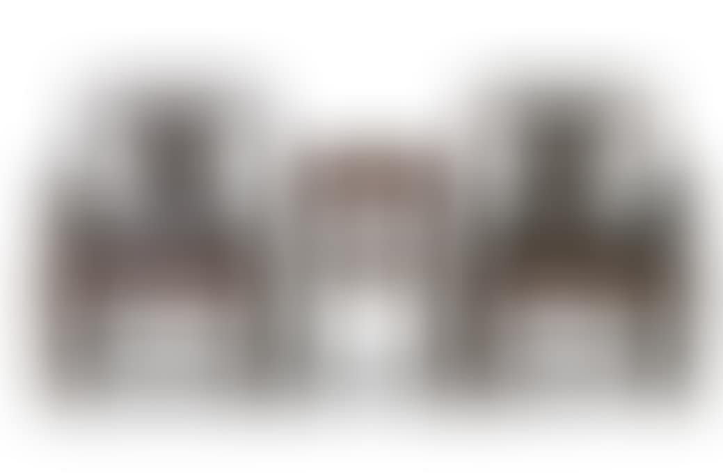 A SUITE OF HARDWOOD ROSE CHAIRS AND TABLES (preview)