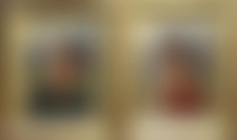 Portrait of a young boy and girl smiling (preview)