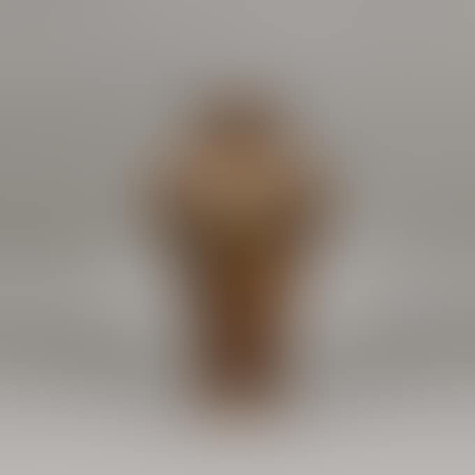 LARGE COPPER VASE WITH GOLD AND SILVER INLAID HIBISCUSES AND SPARROWS (preview)