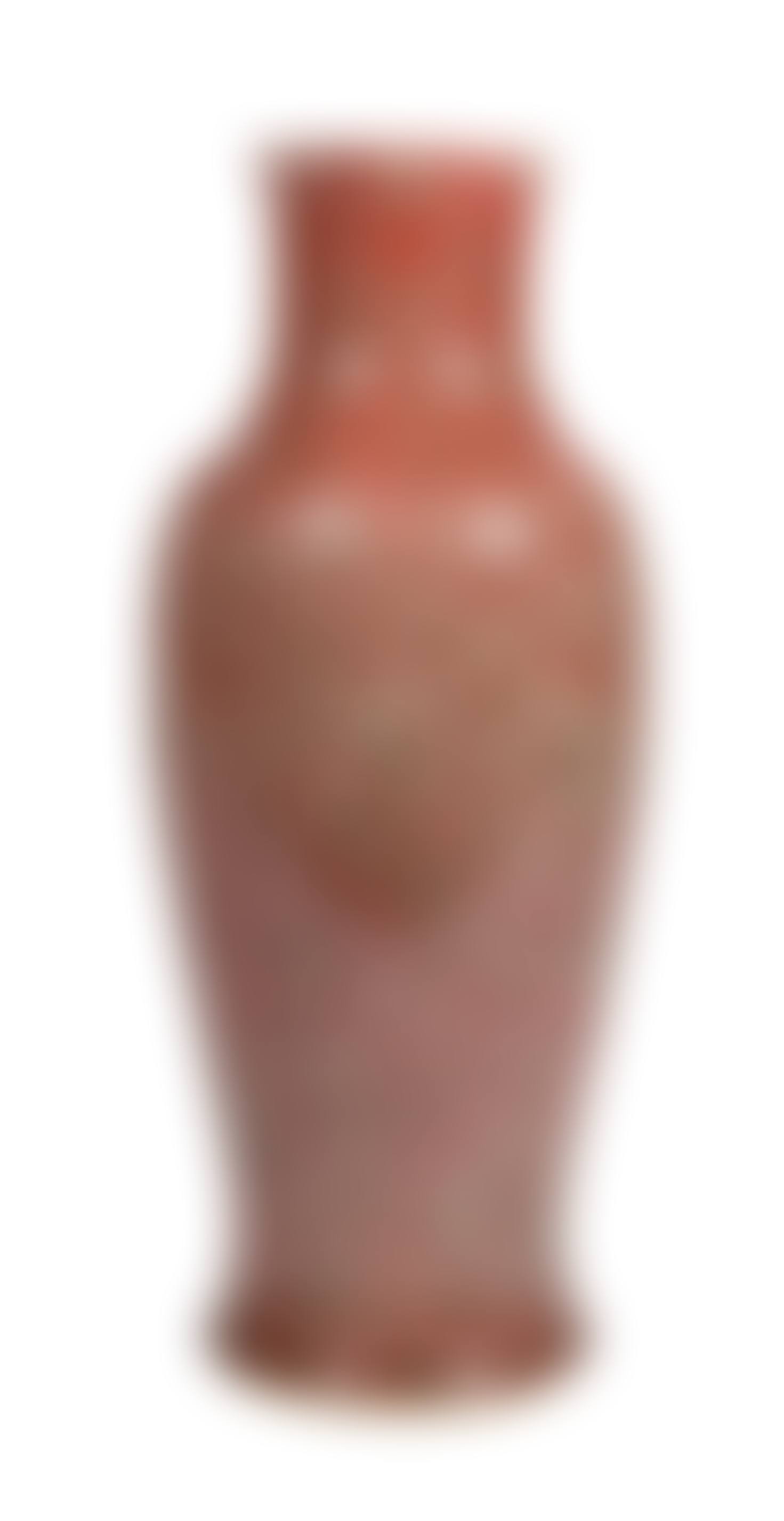 Chinese Peachbloom Glazed Porcelain Baluster Vase (preview)