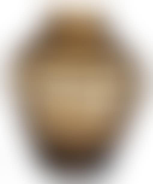 Ovoid smoked glass vase with granite base (preview)