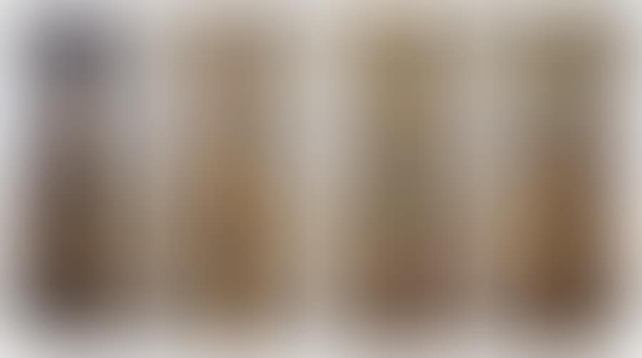 Set of carved polychrome and gilded woodwork comprising four panels each flanked by two pilasters (preview)