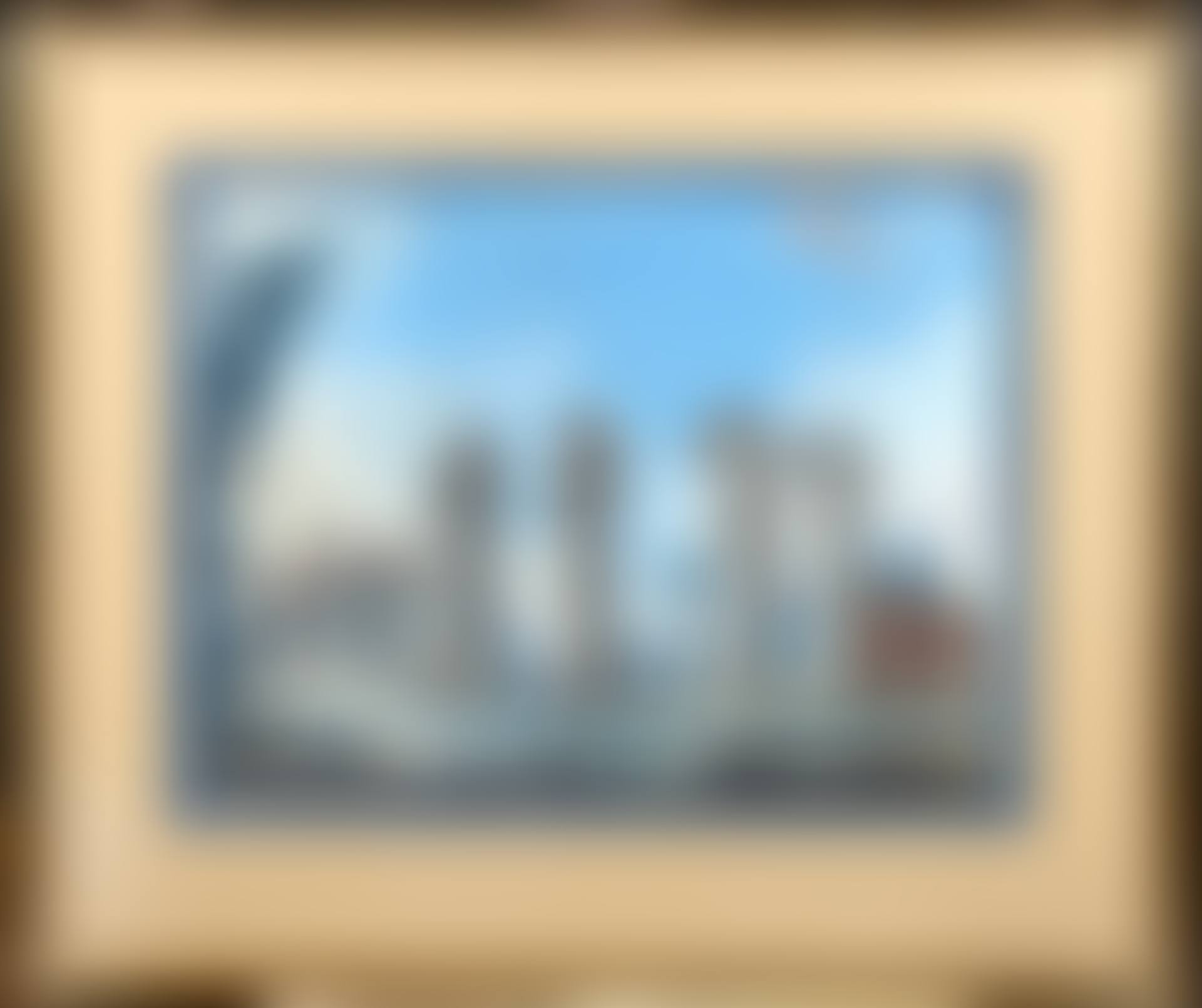 Architectural caprice animated with characters (preview)