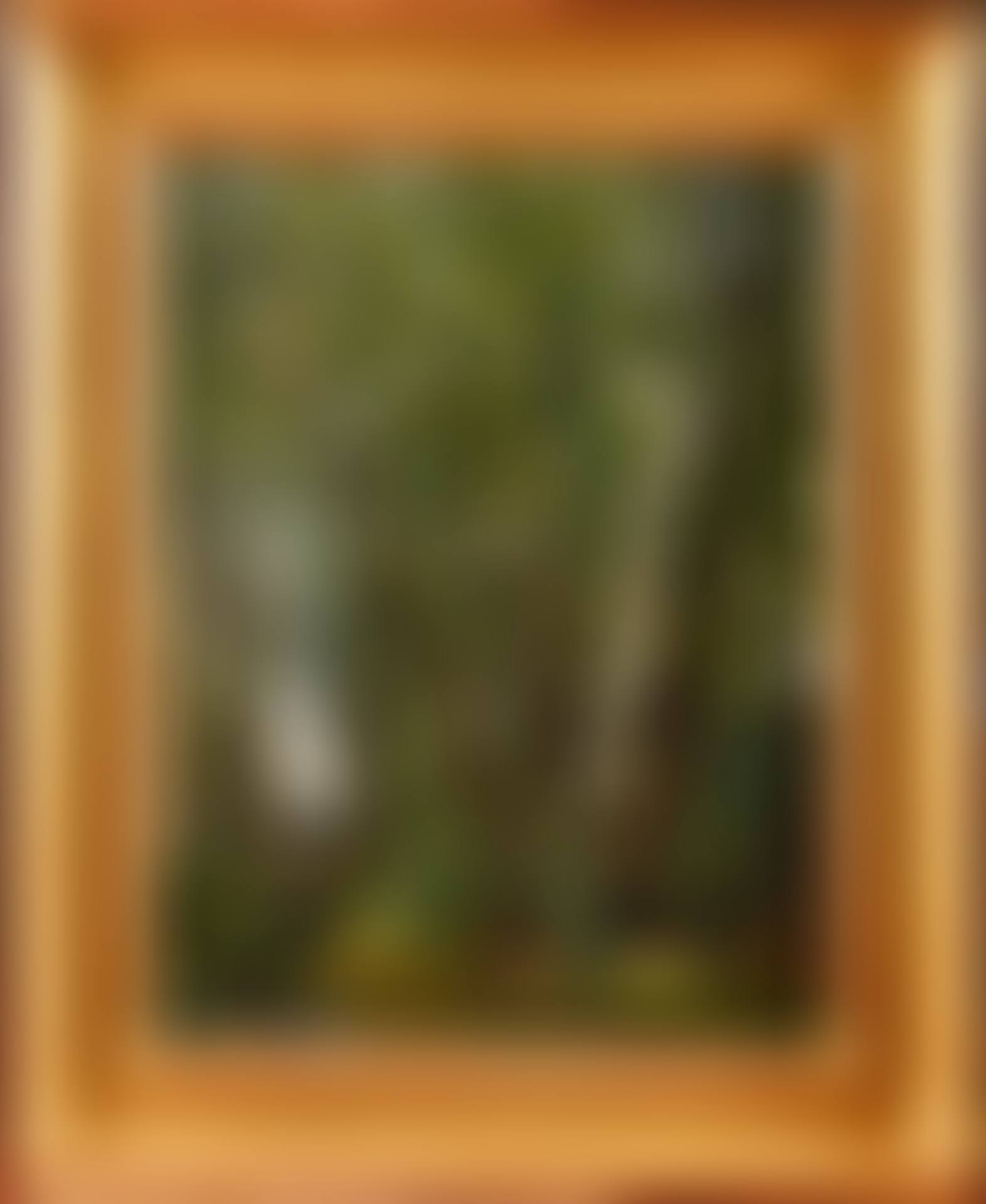 The artist going to paint in the forest (preview)