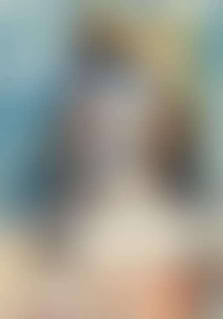 Half-length portrait of a lady with a straw hat (preview)