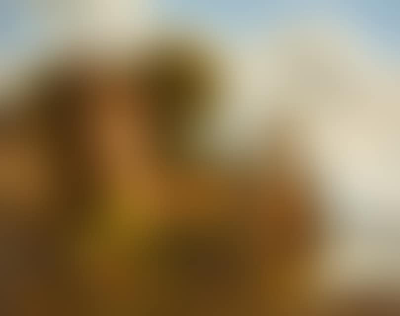 River landscape with windmill and fishing boats (preview)