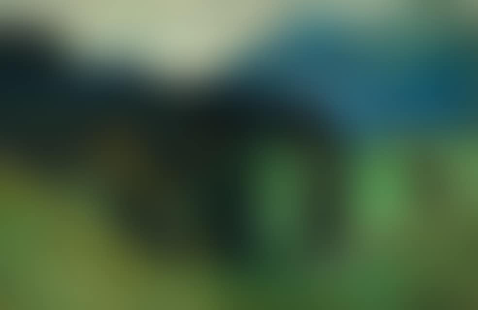 Kochel - mountains with firs (preview)