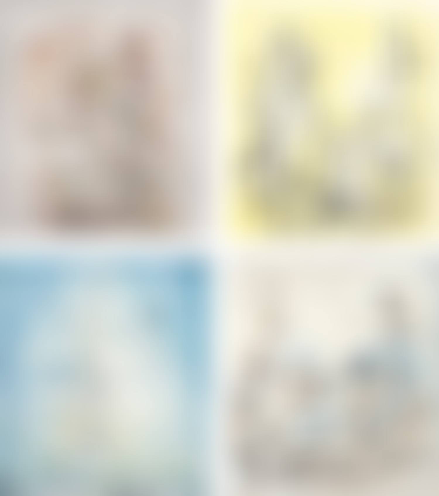 THE COMPANIONS IN THE GARDEN (A SET OF FOUR) (preview)