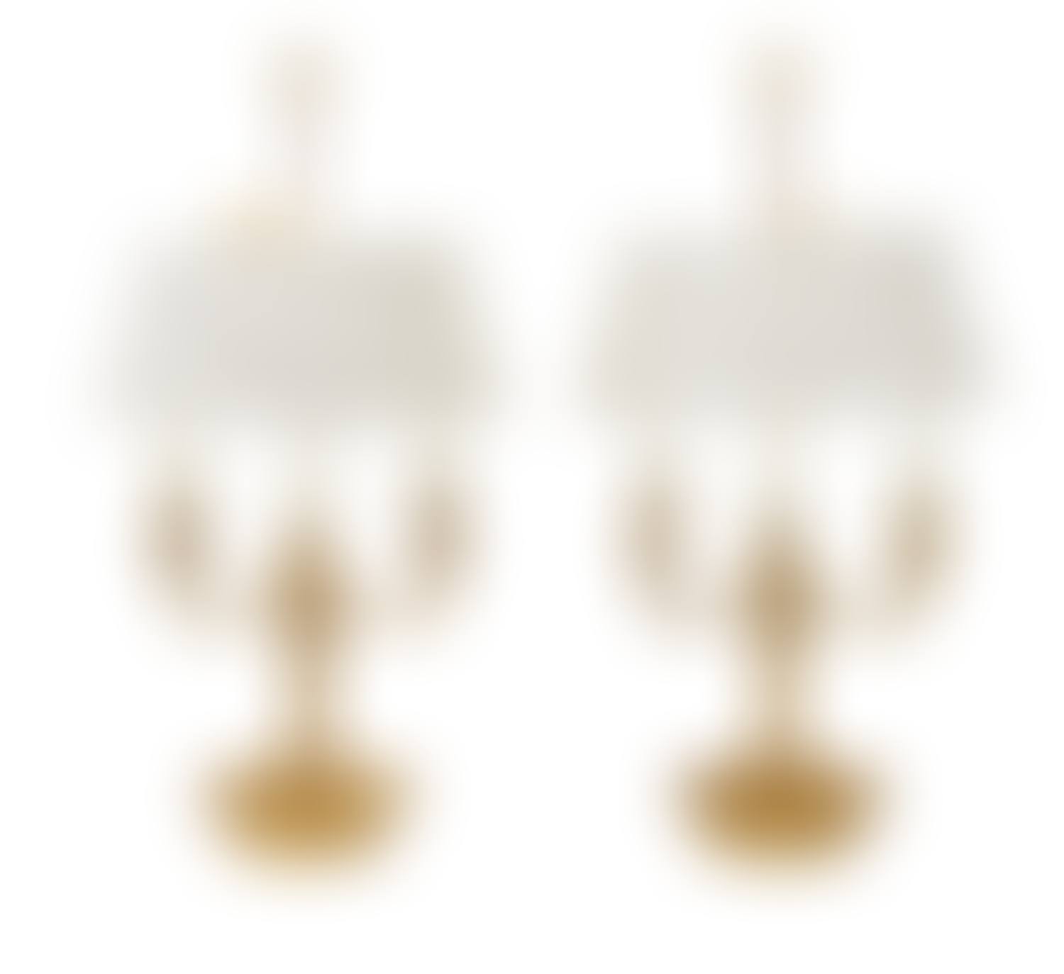 Pair of French Gilt-Bronze and Tole Bouillotte Lamps (preview)