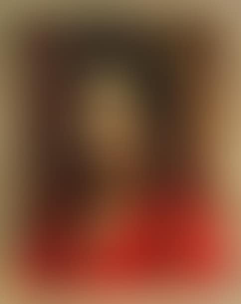Brunette in a red blouse (preview)