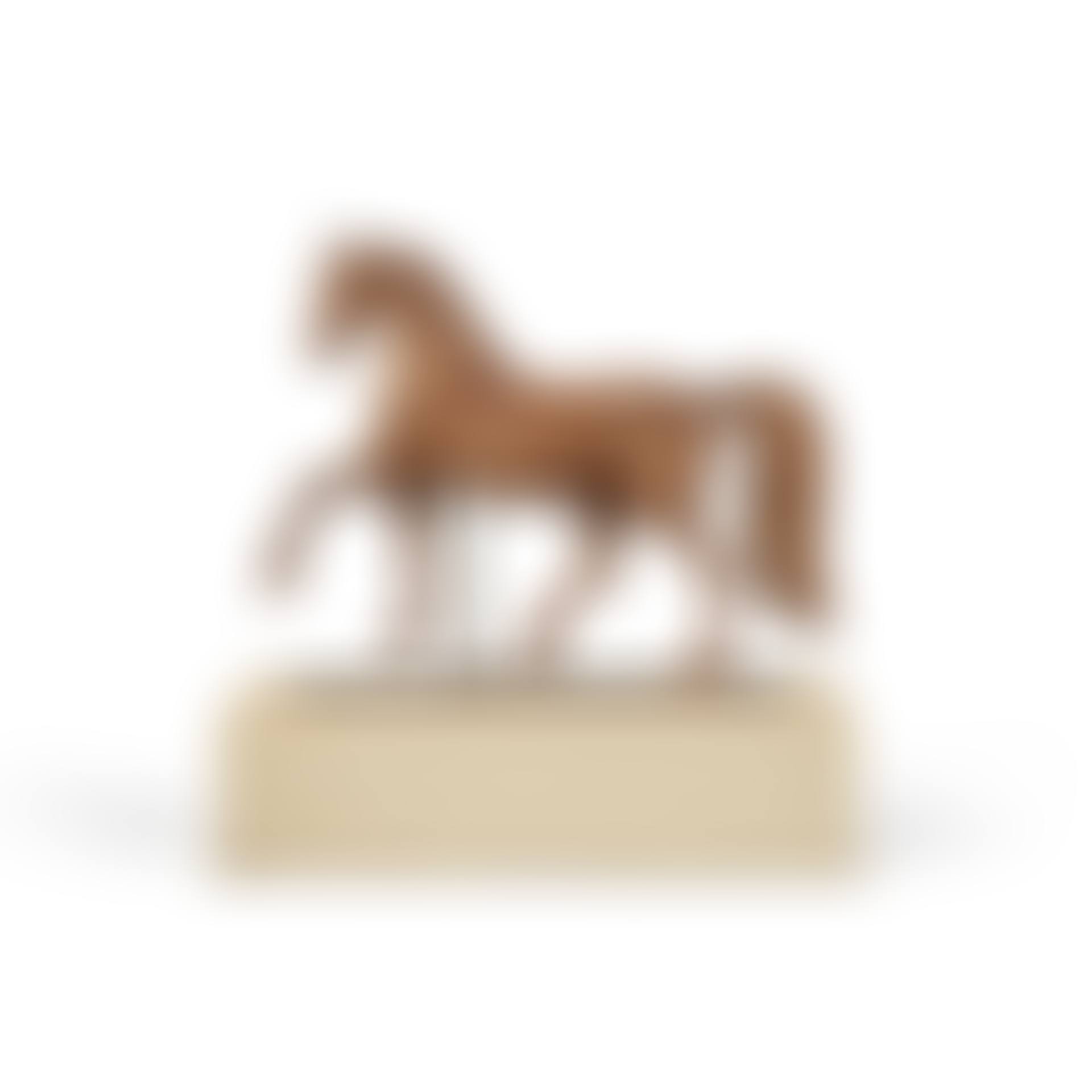 Fine Full-Bodied Cast-Iron Formal Horse Weathervane (preview)