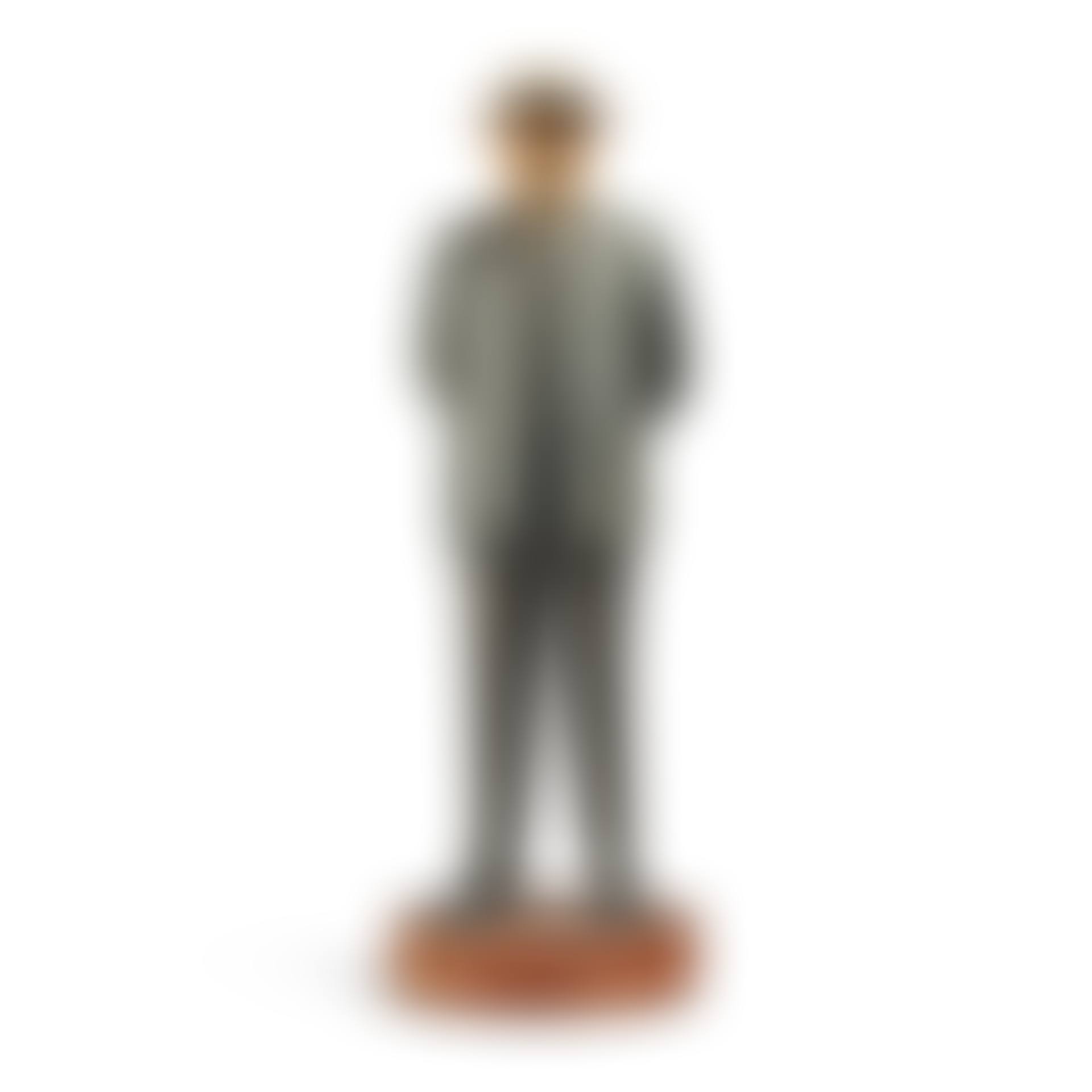 Carved and Painted Pine Figure of a Mustachioed Gentleman (preview)