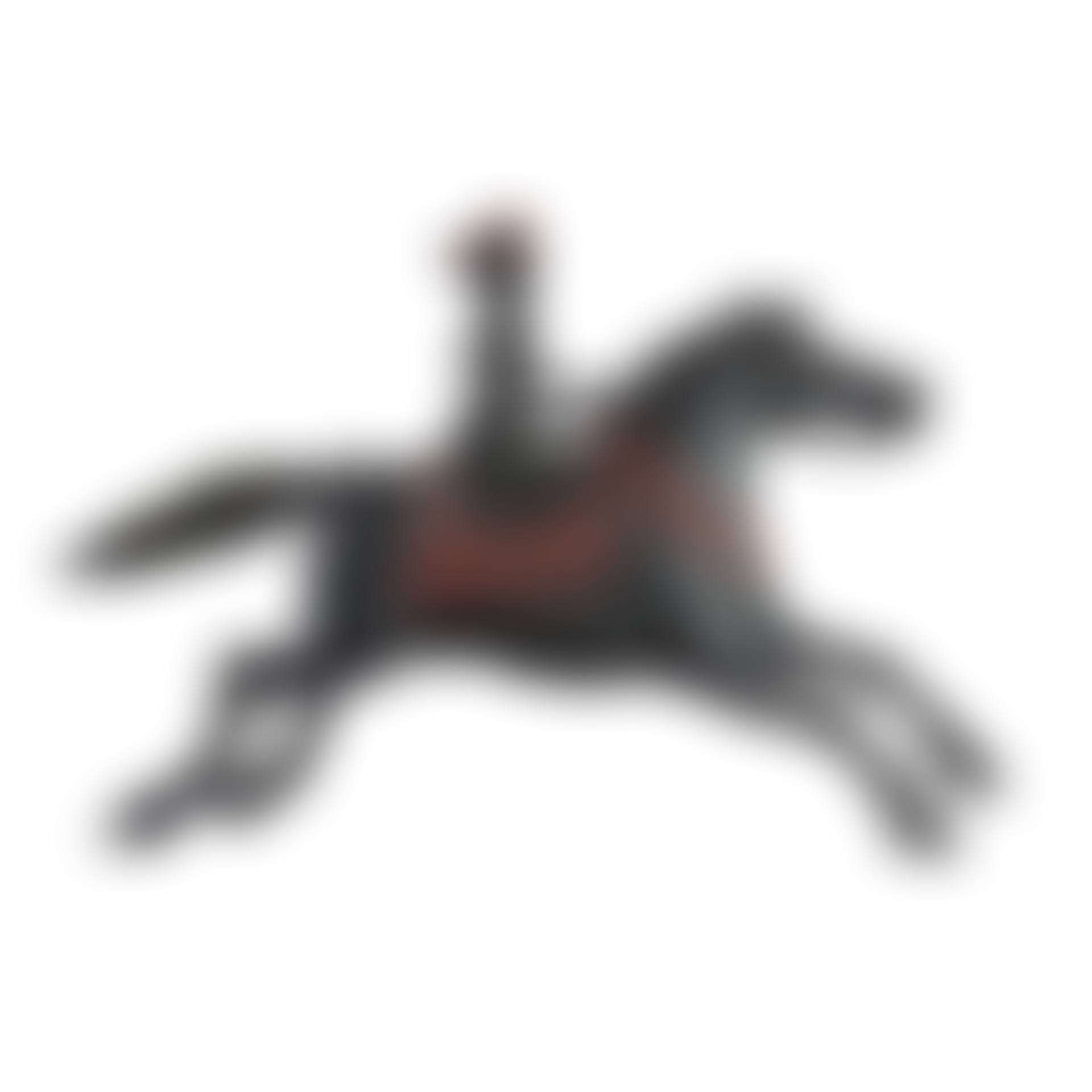 Painted 'Horse and Rider' Cast Iron Trade Sign, Cincinnati Stove Works, Cincinnati, Ohio (preview)