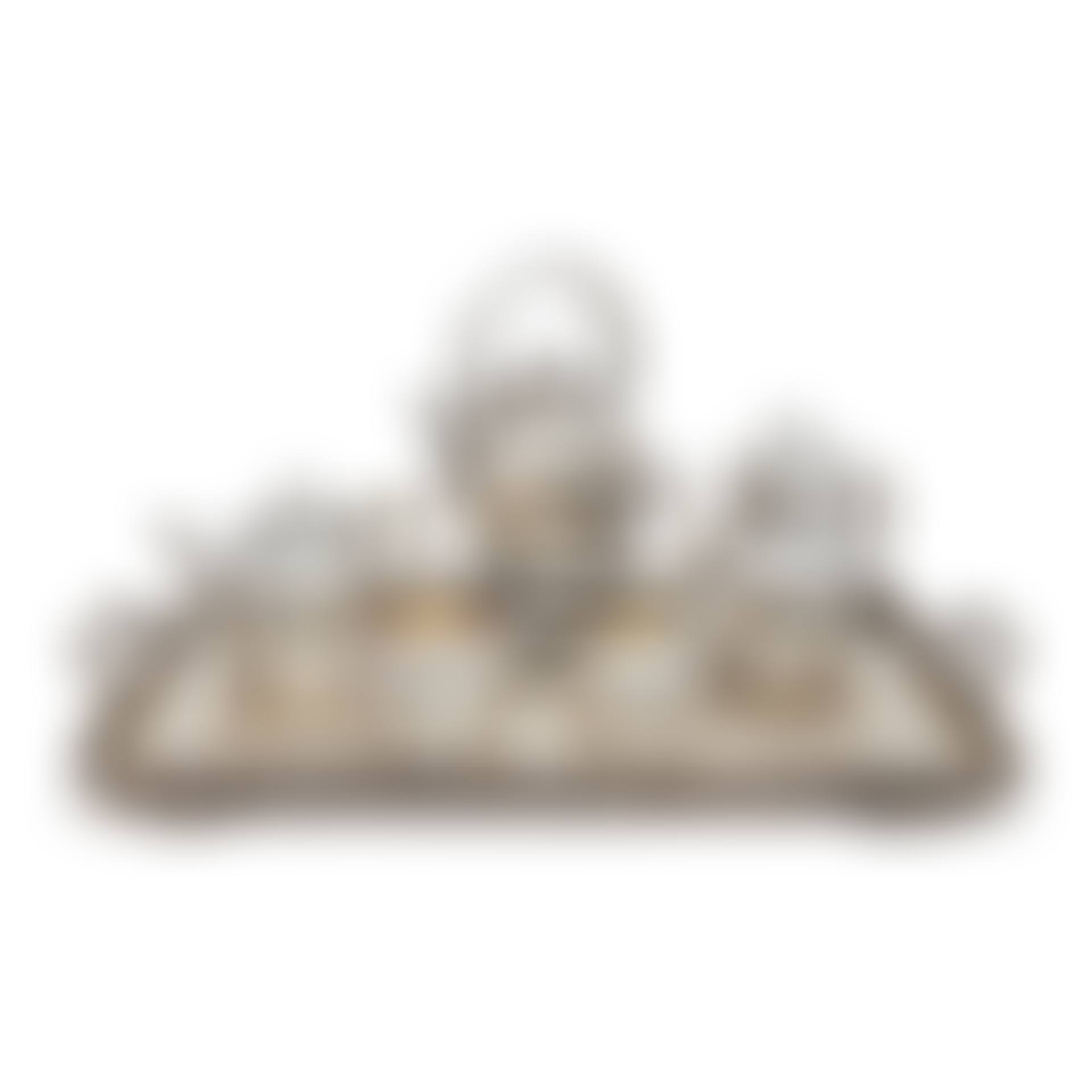 American Aesthetic Movement silver five-piece tea and coffee set with matching tray (preview)