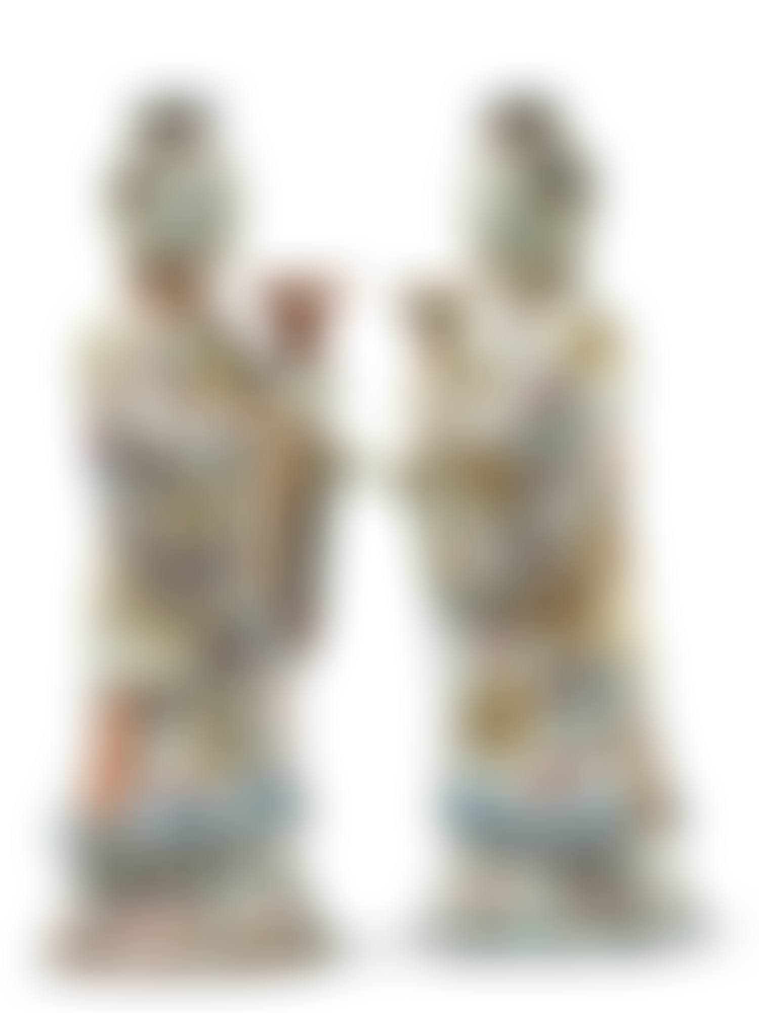 A Large Pair of Chinese Export Figures of Ladies Qing Dynasty, Qianlong Period (preview)