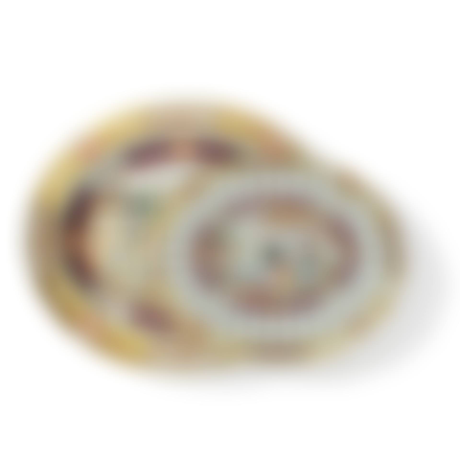 A Rare Chinese Export 'Rockefeller' Pattern Mazarine and Platter Qing Dynasty, Jiaqing Period (preview)