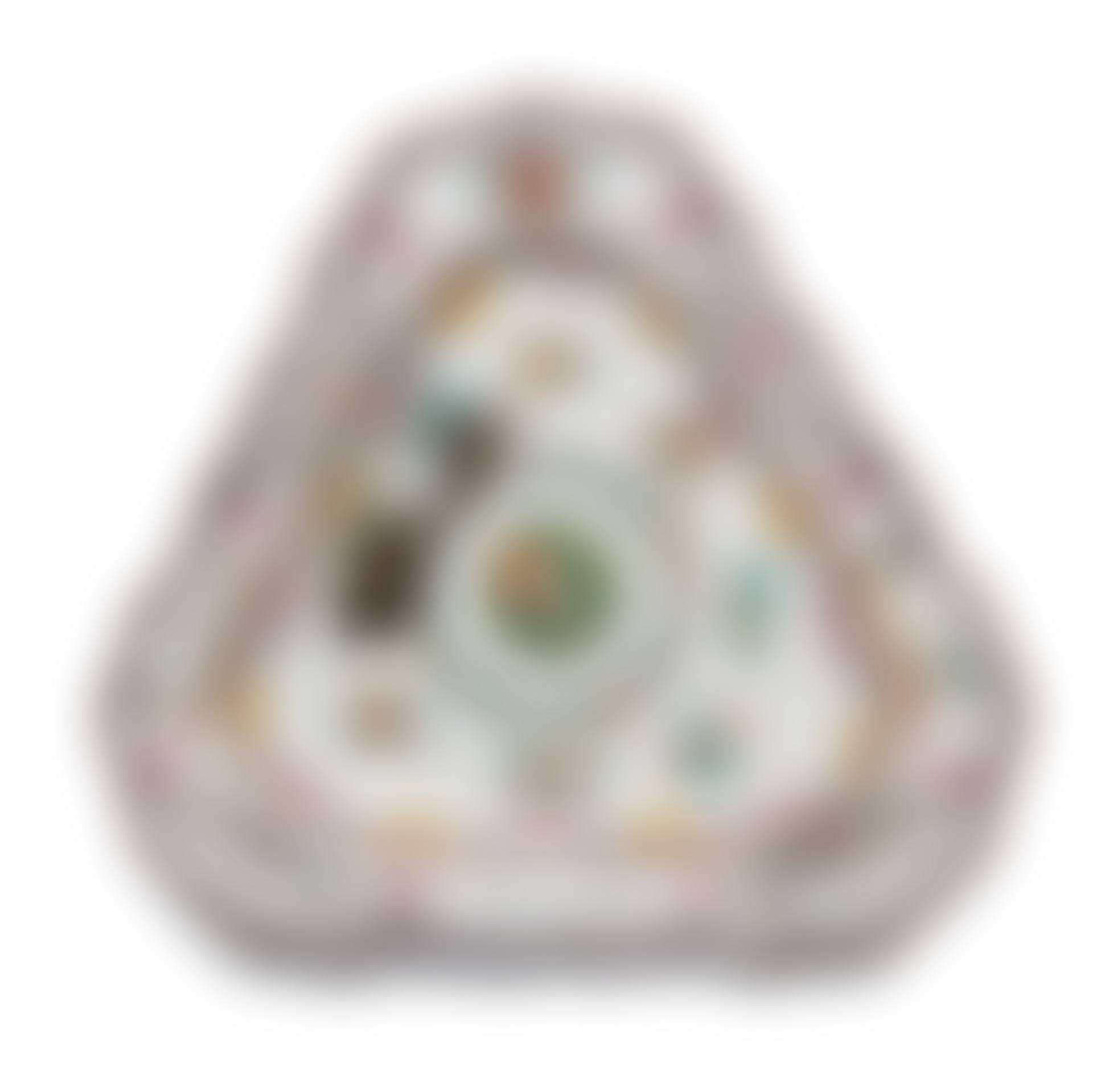 A Rare Chinese Export Painted Enamel Triangular Armorial Dish for the Portuguese Market Qing Dynasty, Qianlong Period (preview)