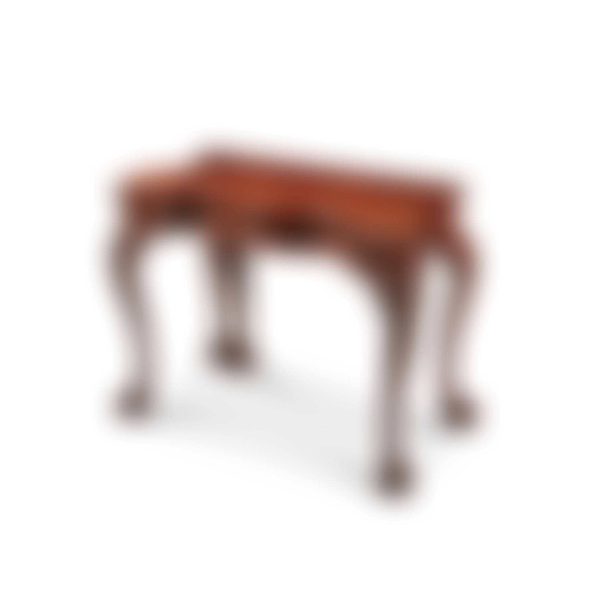 Very Fine and Rare Chippendale Carved and Figured Mahogany Five-Leg Games Table, New York (preview)