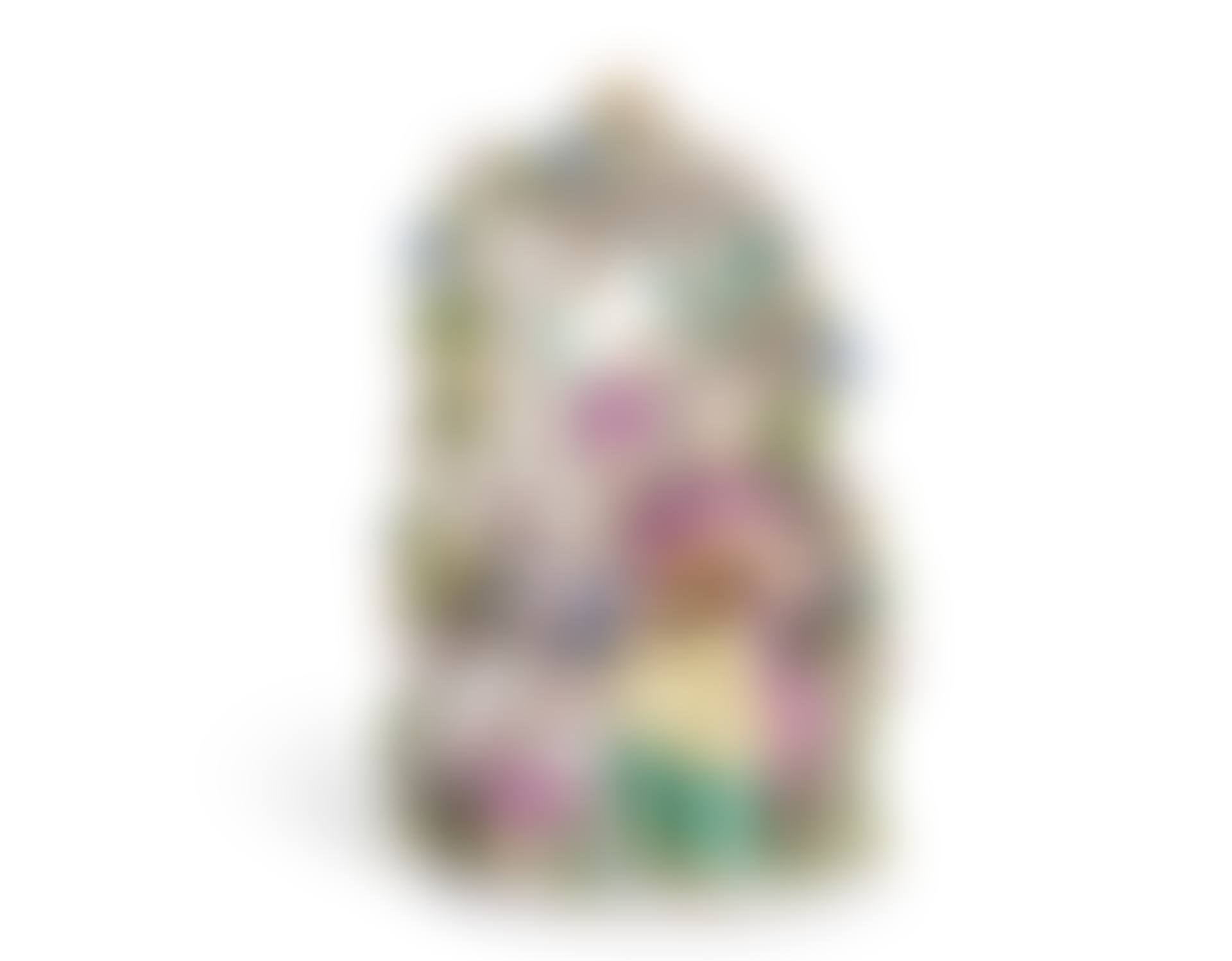 A MEISSEN PORCELAIN GROUP OF A CHINOISERIE COUPLE SEATED IN AN ARBOUR (preview)