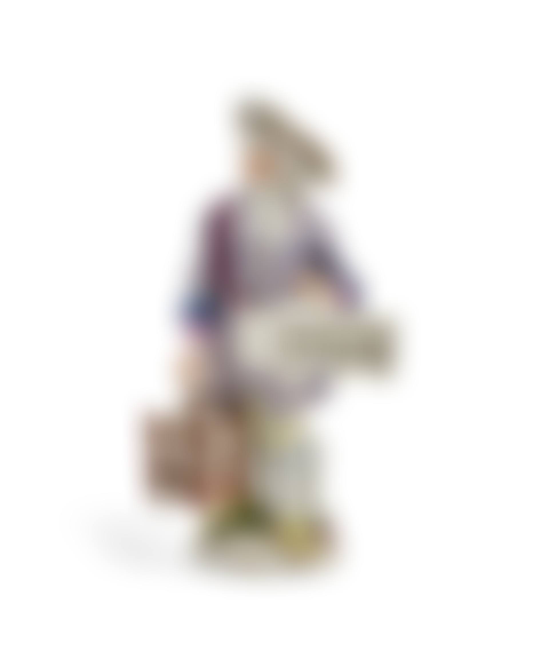 A MEISSEN PORCELAIN FIGURE OF A BIRD-SELLER FROM THE "CRYES OF LONDON" SERIES (preview)