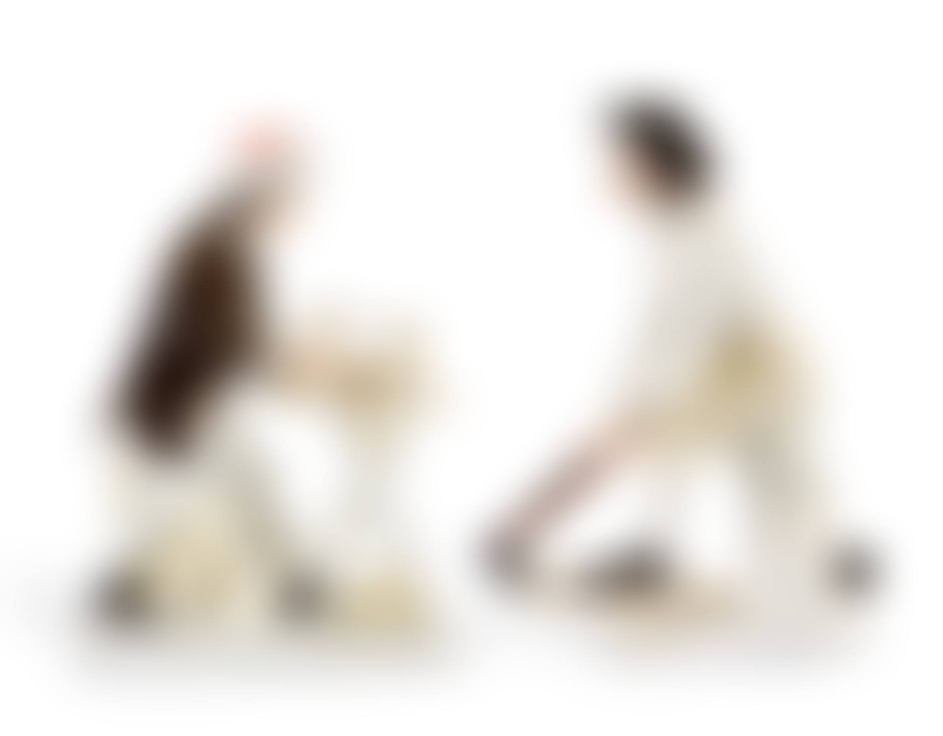 TWO MEISSEN PORCELAIN FIGURES OF WOODSMEN (preview)