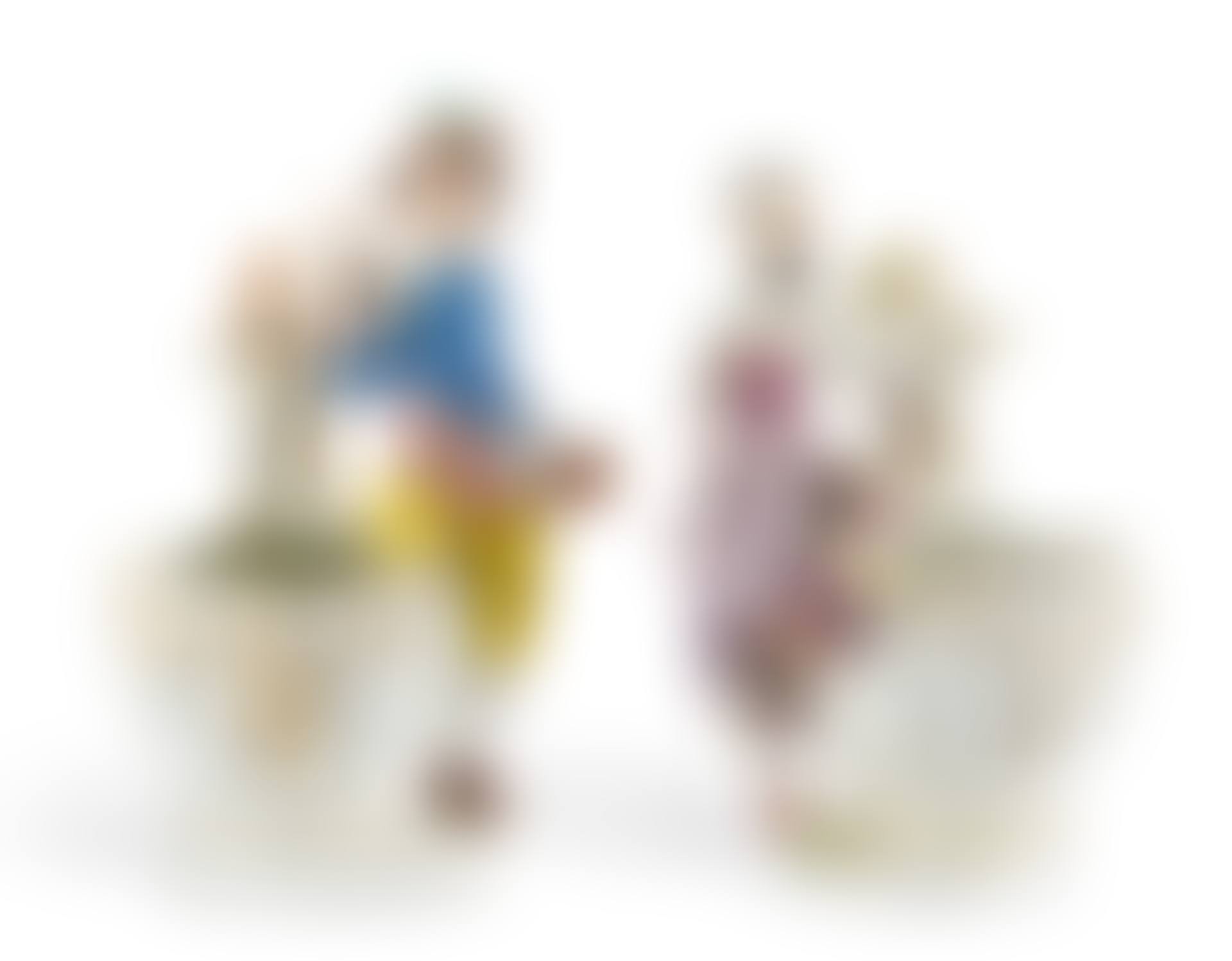 TWO MEISSEN PORCELAIN SWEETMEAT FIGURES EMBLEMATIC OF THE SEASONS (preview)