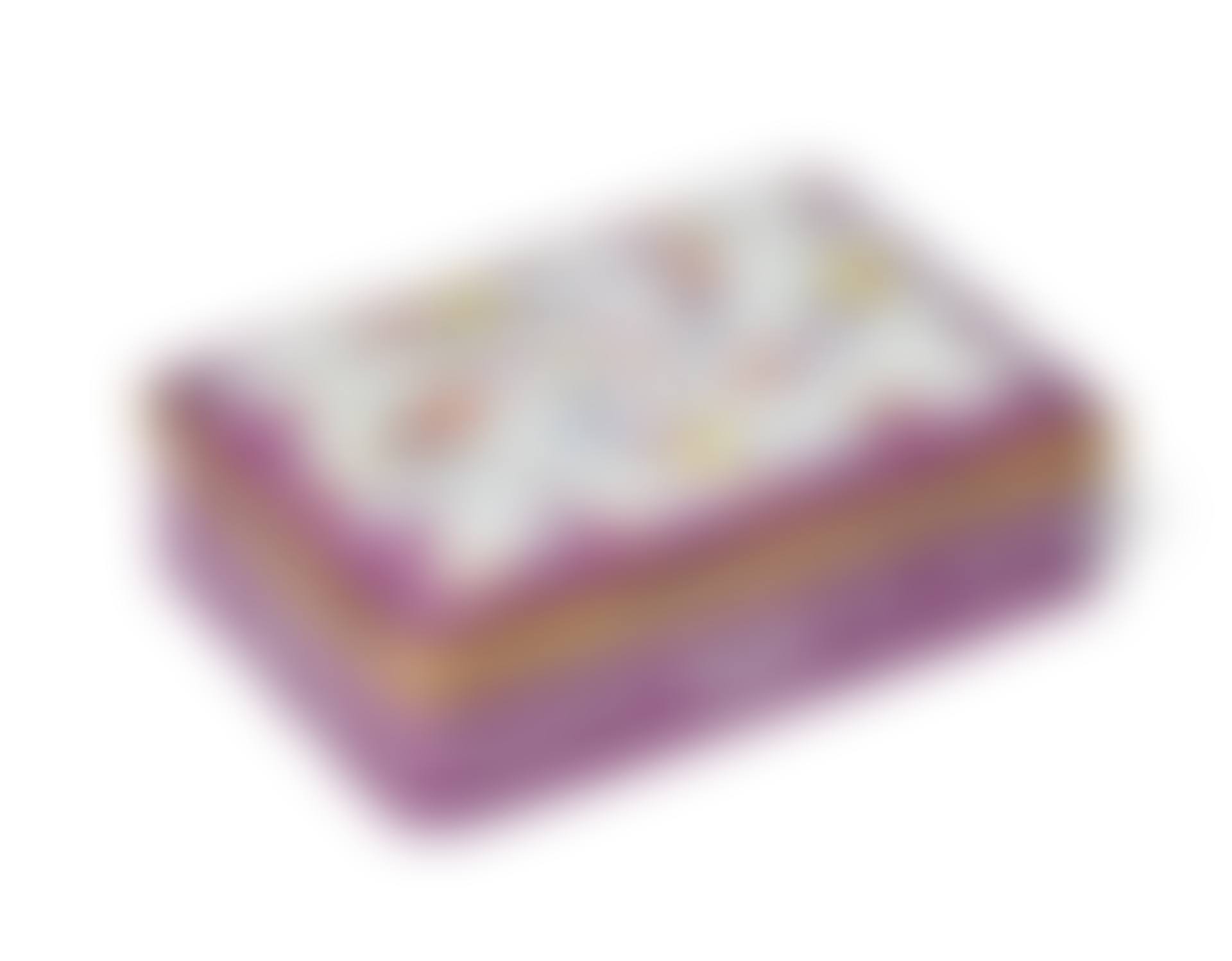 A MEISSEN PORCELAIN GILT-METAL MOUNTED RECTANGULAR SNUFF-BOX AND COVER (preview)