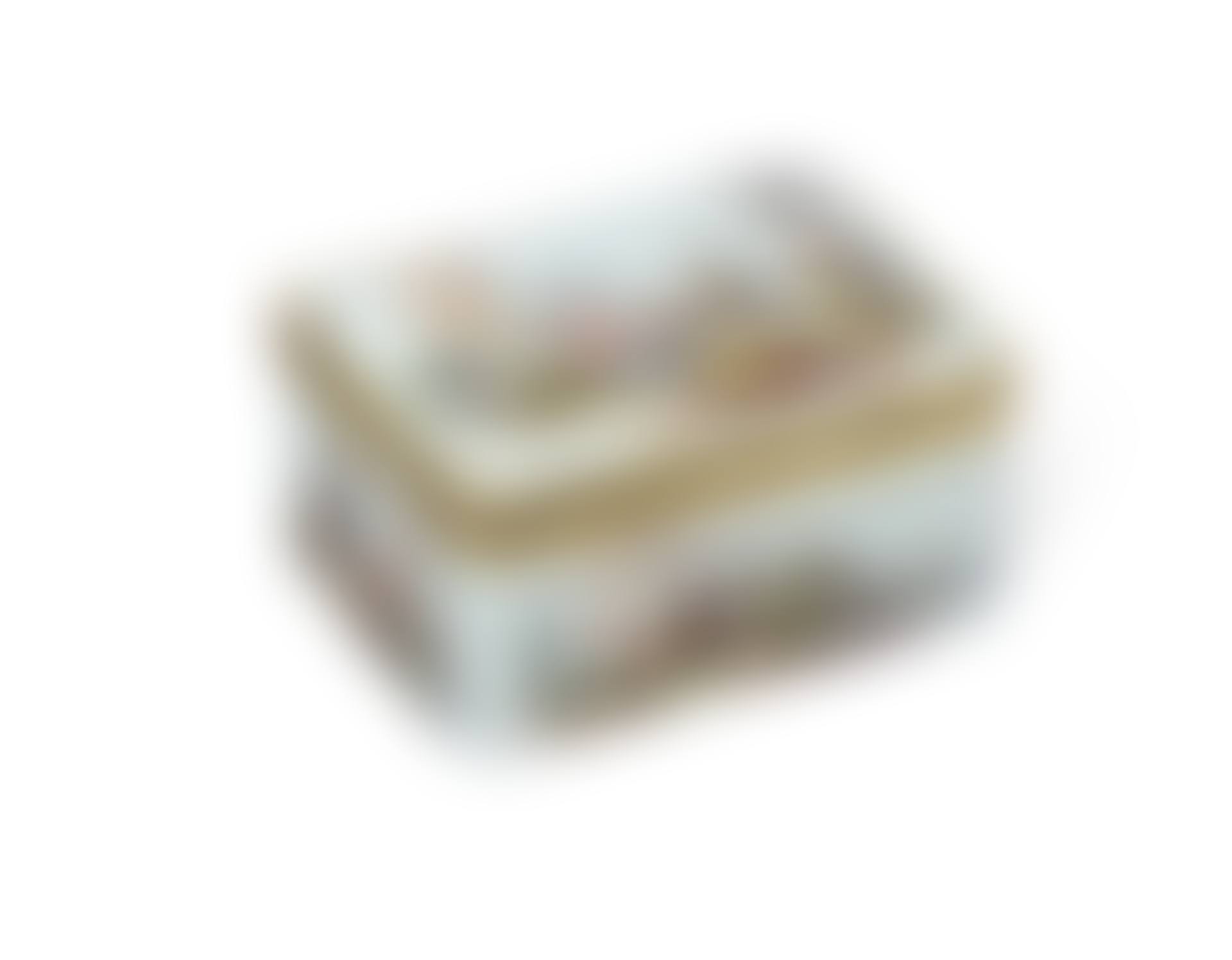 A SILVER-GILT-MOUNTED MEISSEN RECTANGULAR SNUFF-BOX AND COVER (preview)