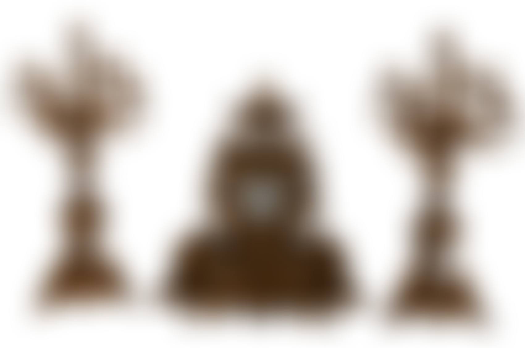 FRENCH BRONZE THREE-PIECE CLOCK GARNITURE (preview)
