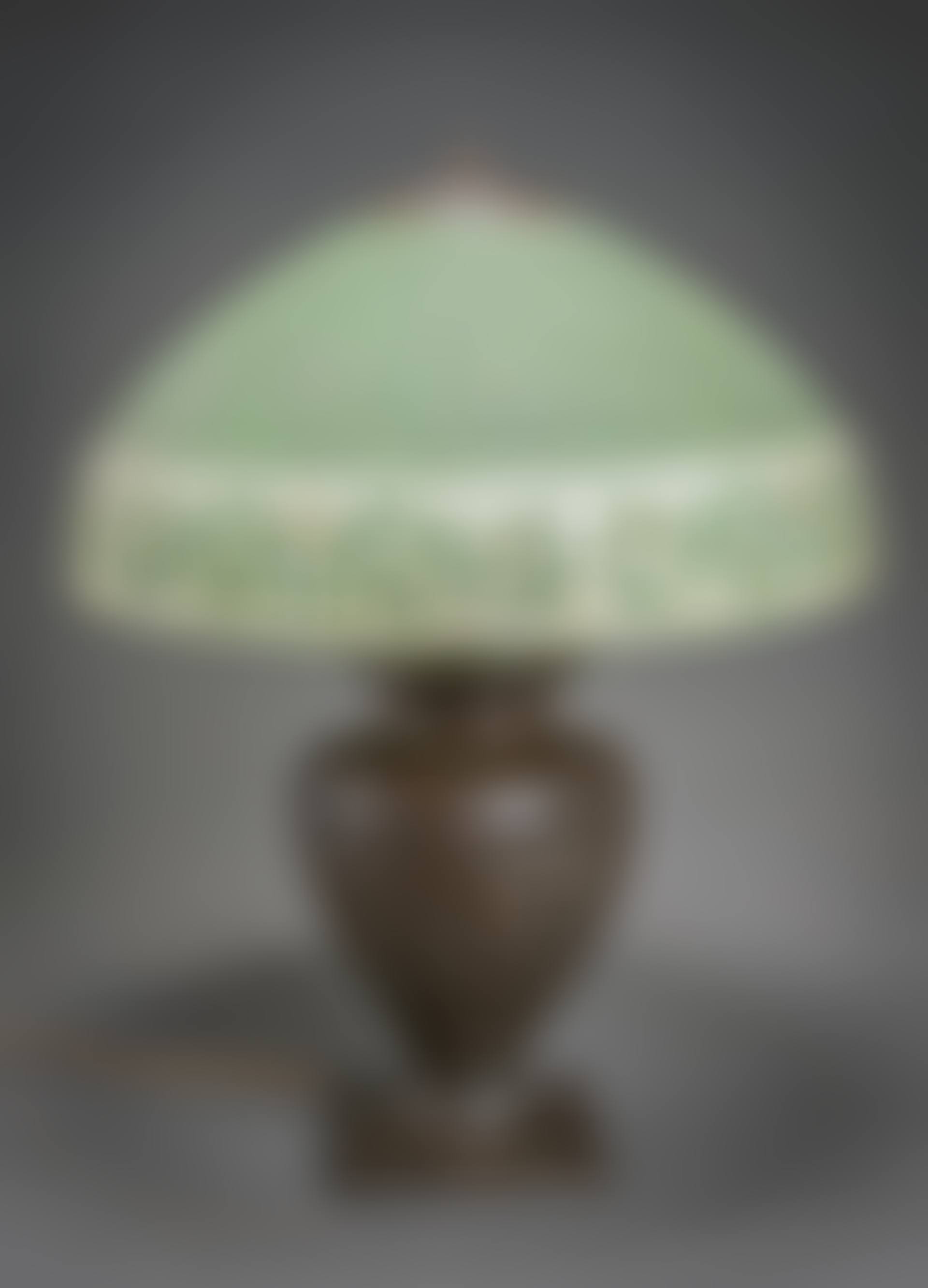 Green Mosserine and Bronze Table Lamp (preview)