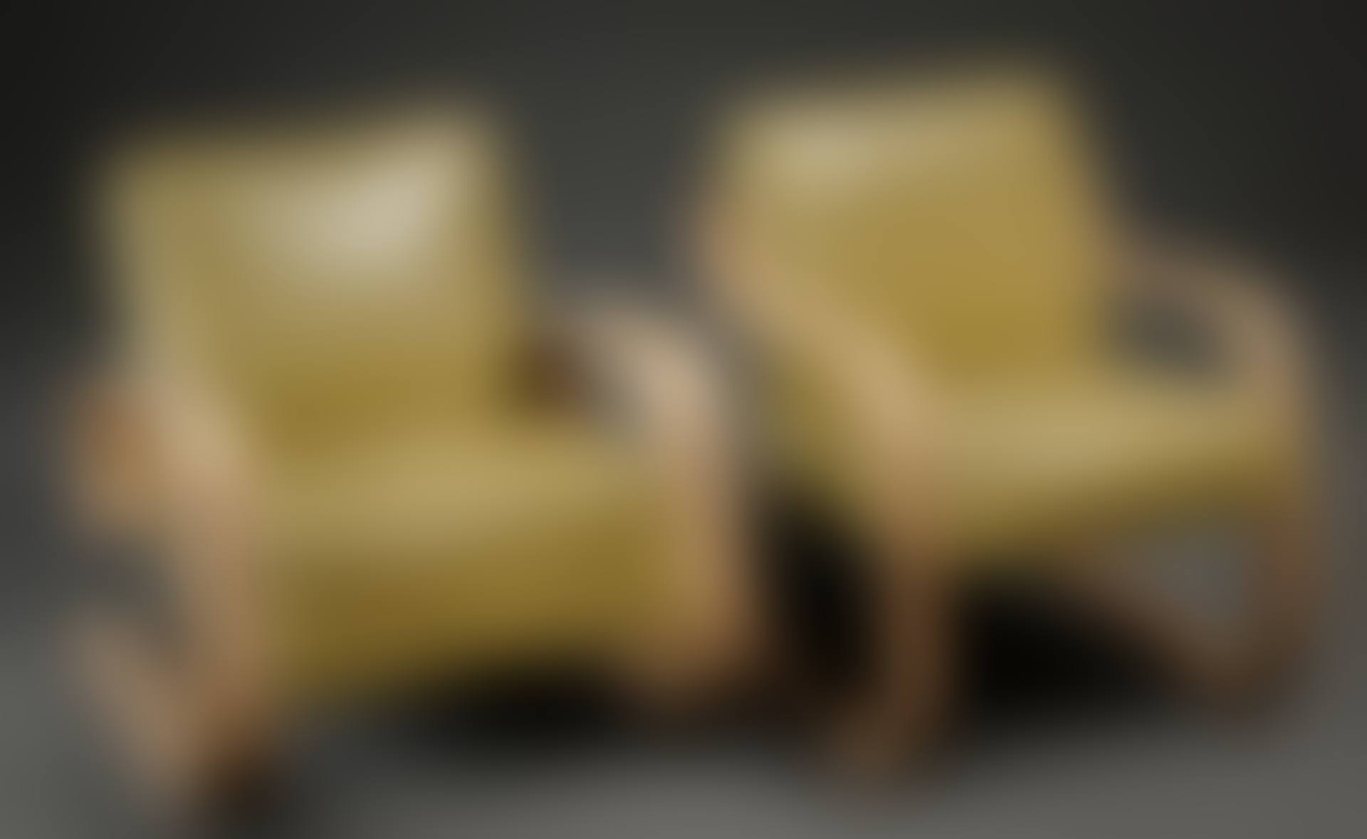 Two Alvar Aalto Bentwood Tank Chairs (preview)