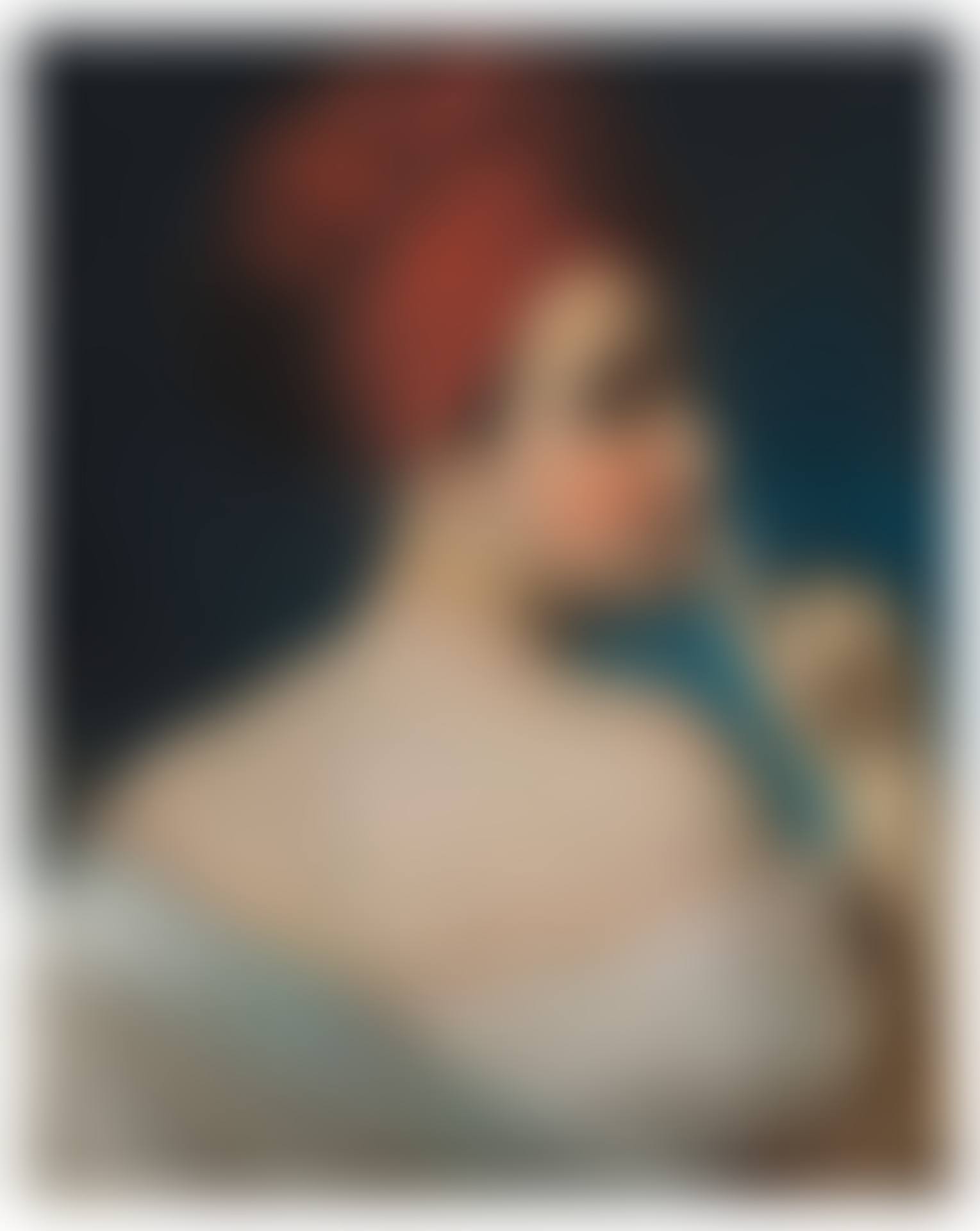 Woman with a red turban (preview)