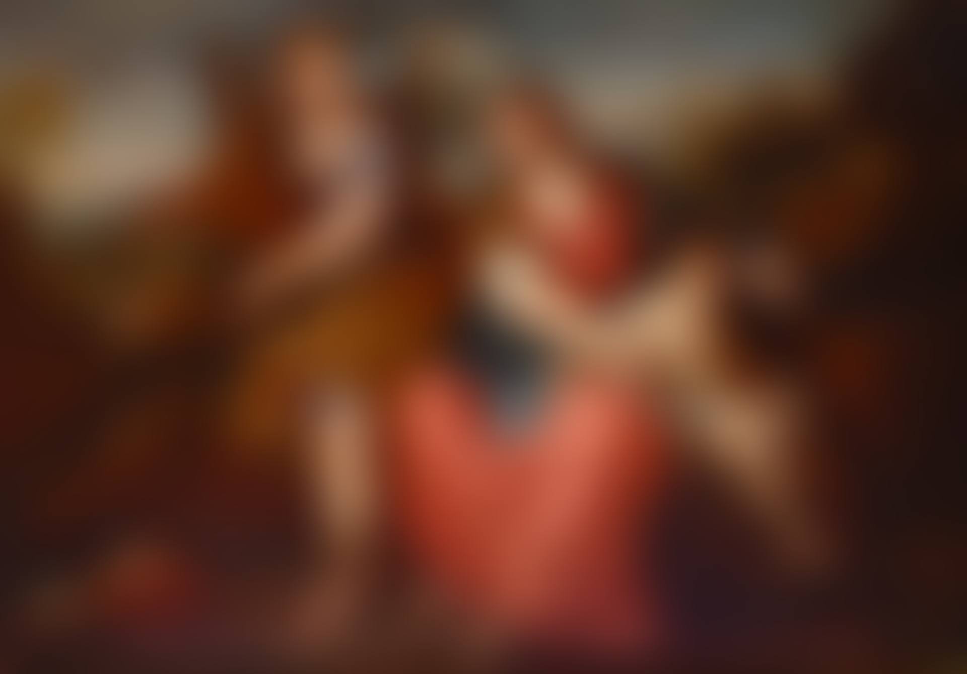 Hagar and Ismael in the desert (preview)