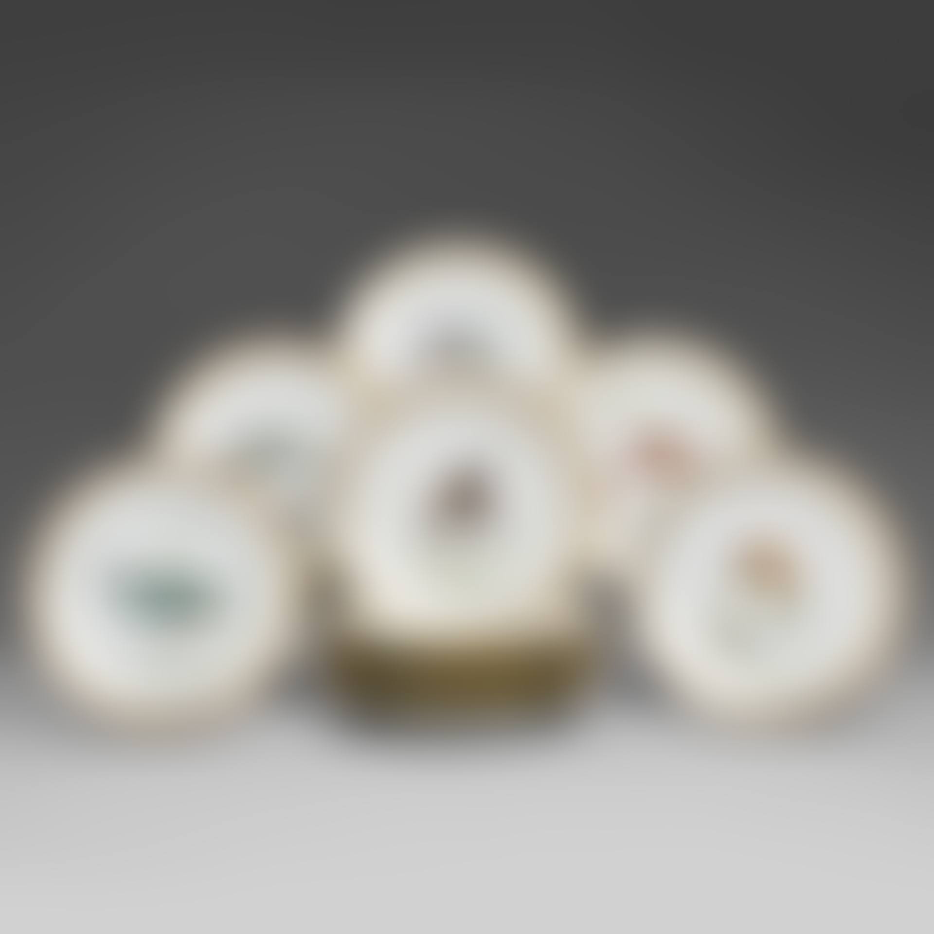 Fish plates, 12 pieces "Fauna Danica"; A set of 12 Danish "Fauna Danica" fish plates (preview)