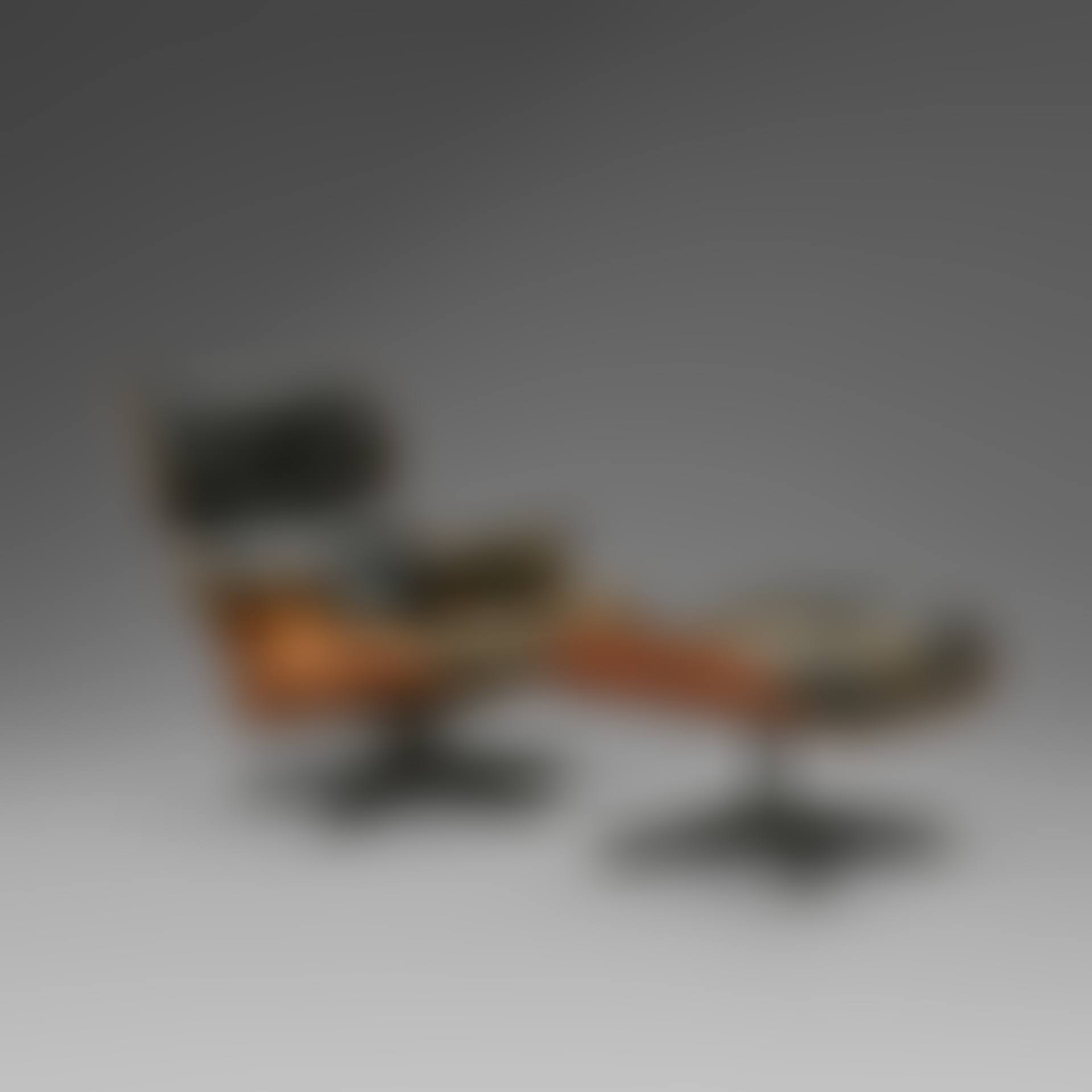 Armchair with footstool, "Eames Lounge Chair and Ottoman", model 670 and 671 respectively (preview)