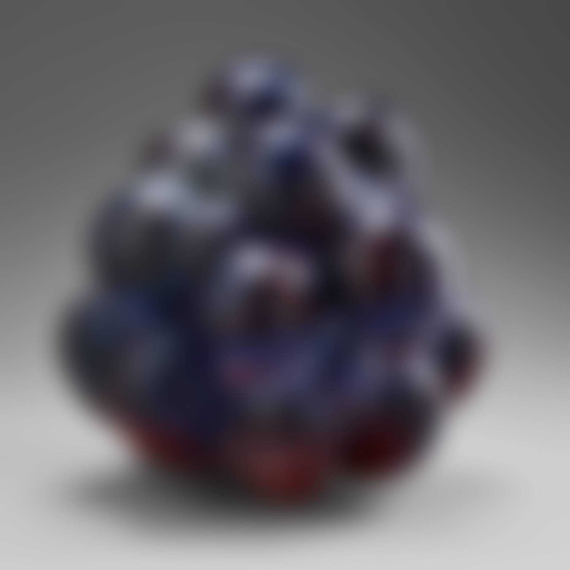 Sculpture in the form of blackberries; A Hans Hedberg faience blackberry sculpture (preview)