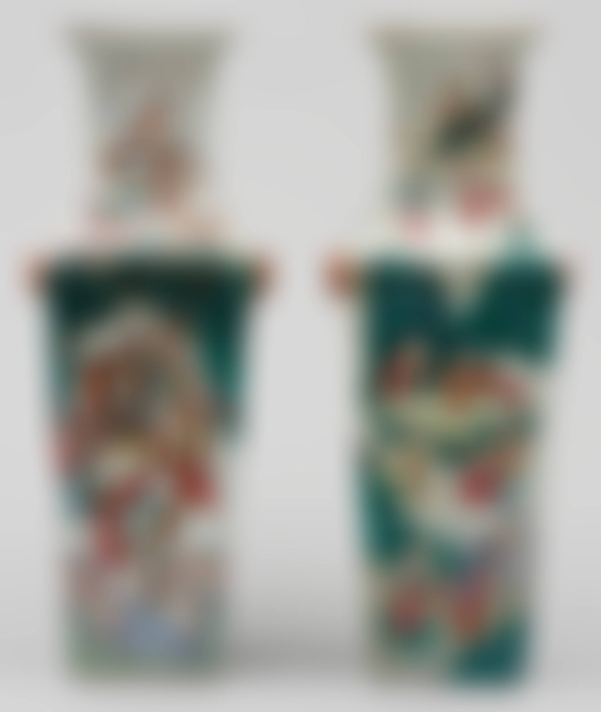 Two large Chinese famille rose vases (preview)