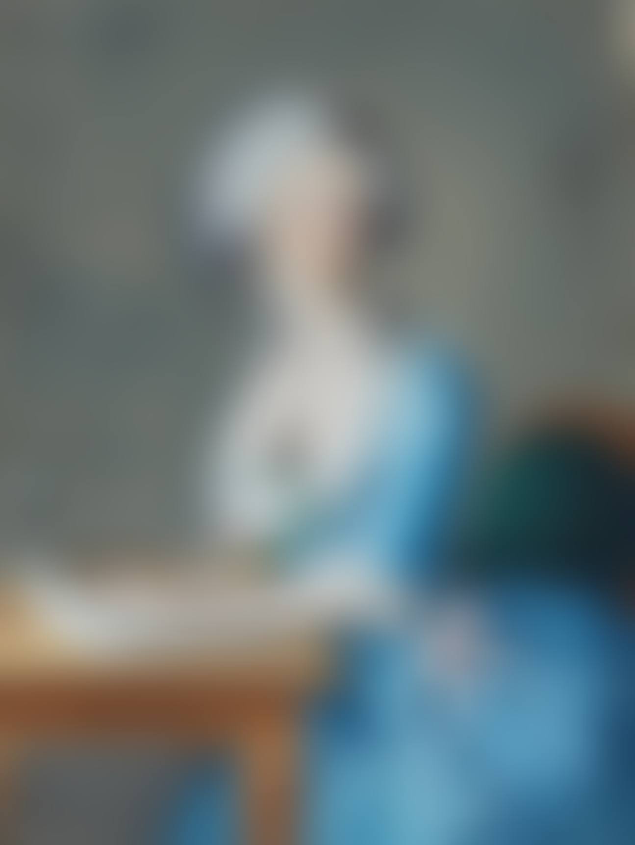 Lady at desk (preview)