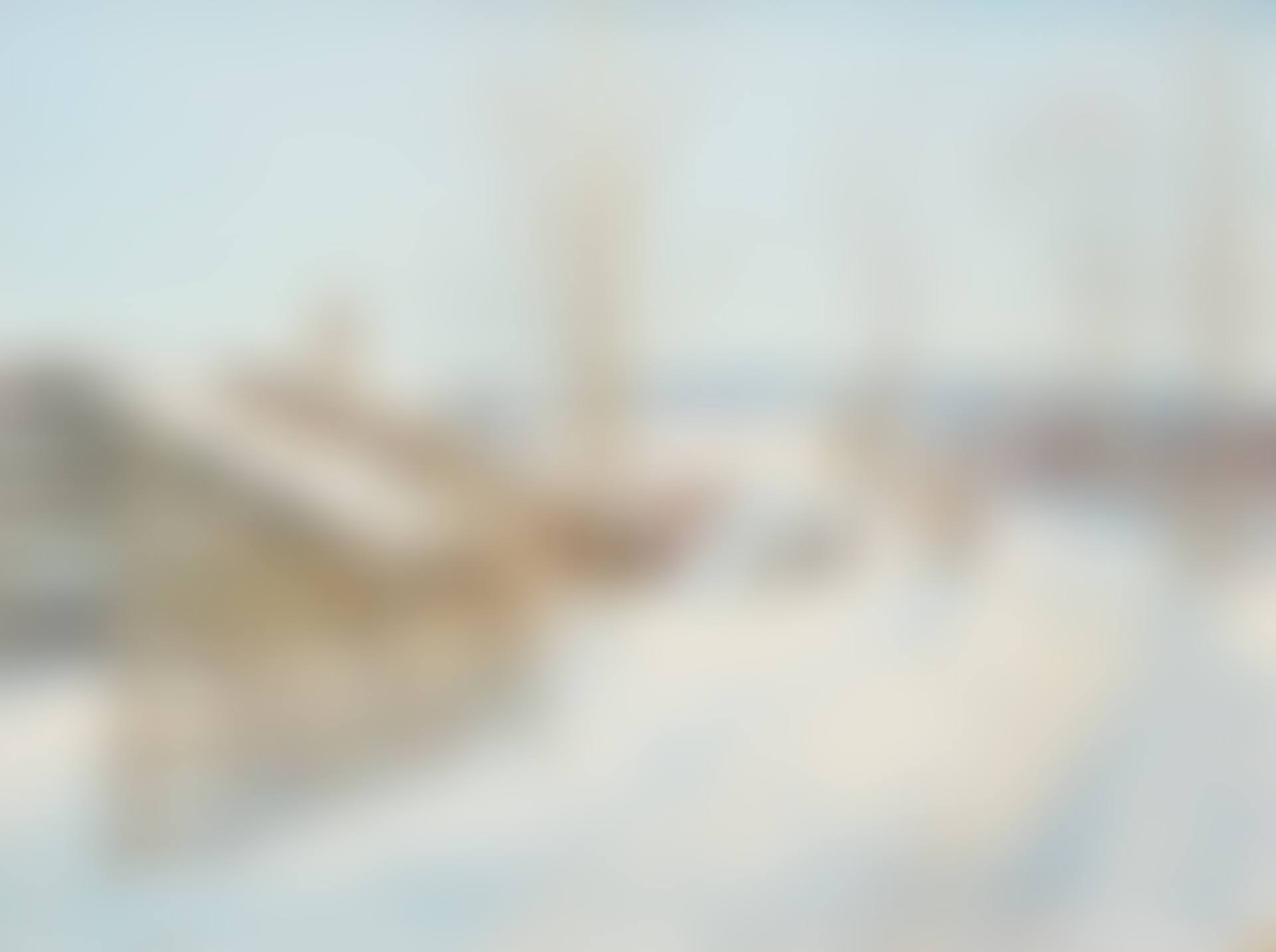 Village street in winter clothing - motif from Dalarna (preview)