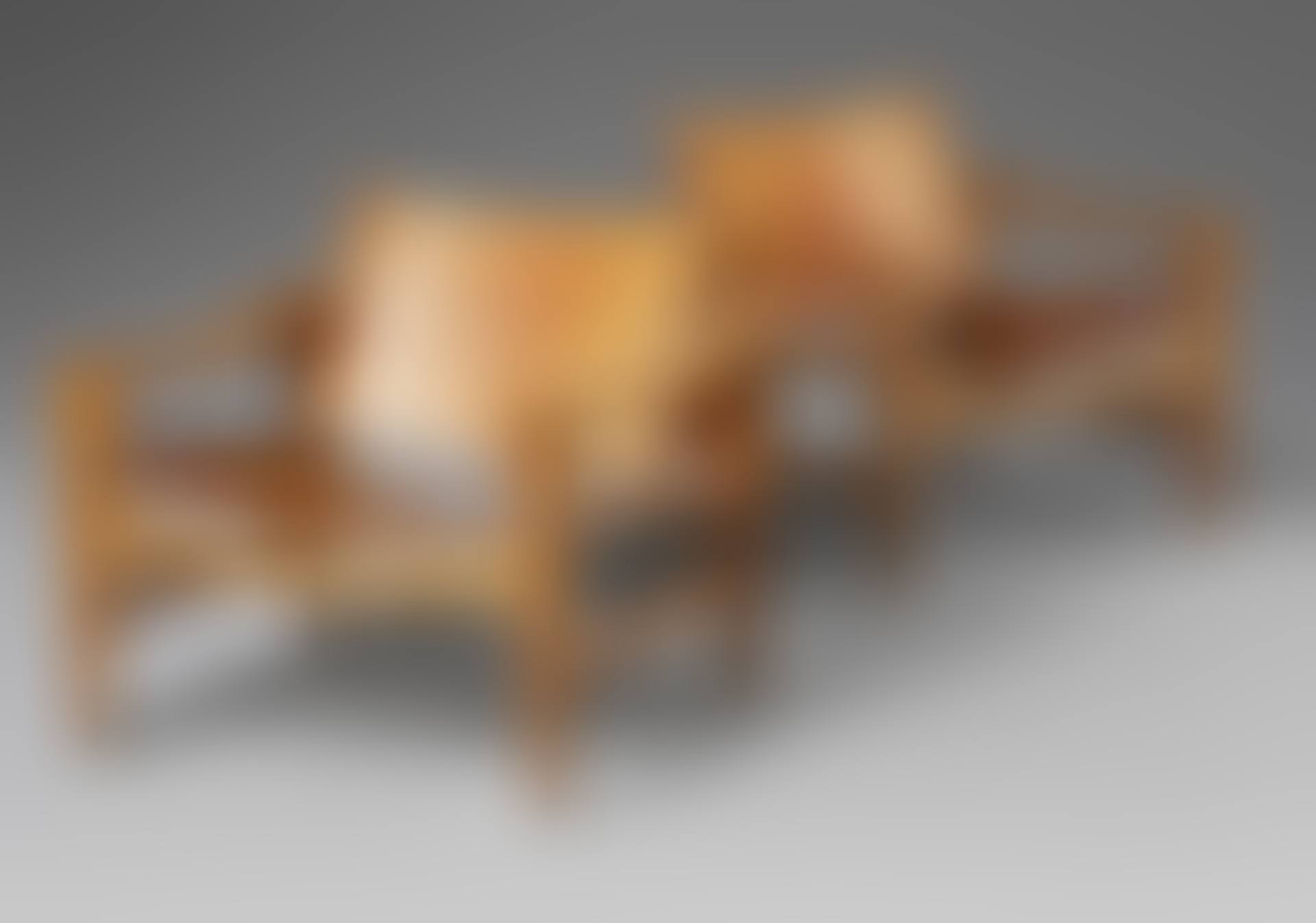 Armchairs, a pair. "Bukkestolen" for (preview)
