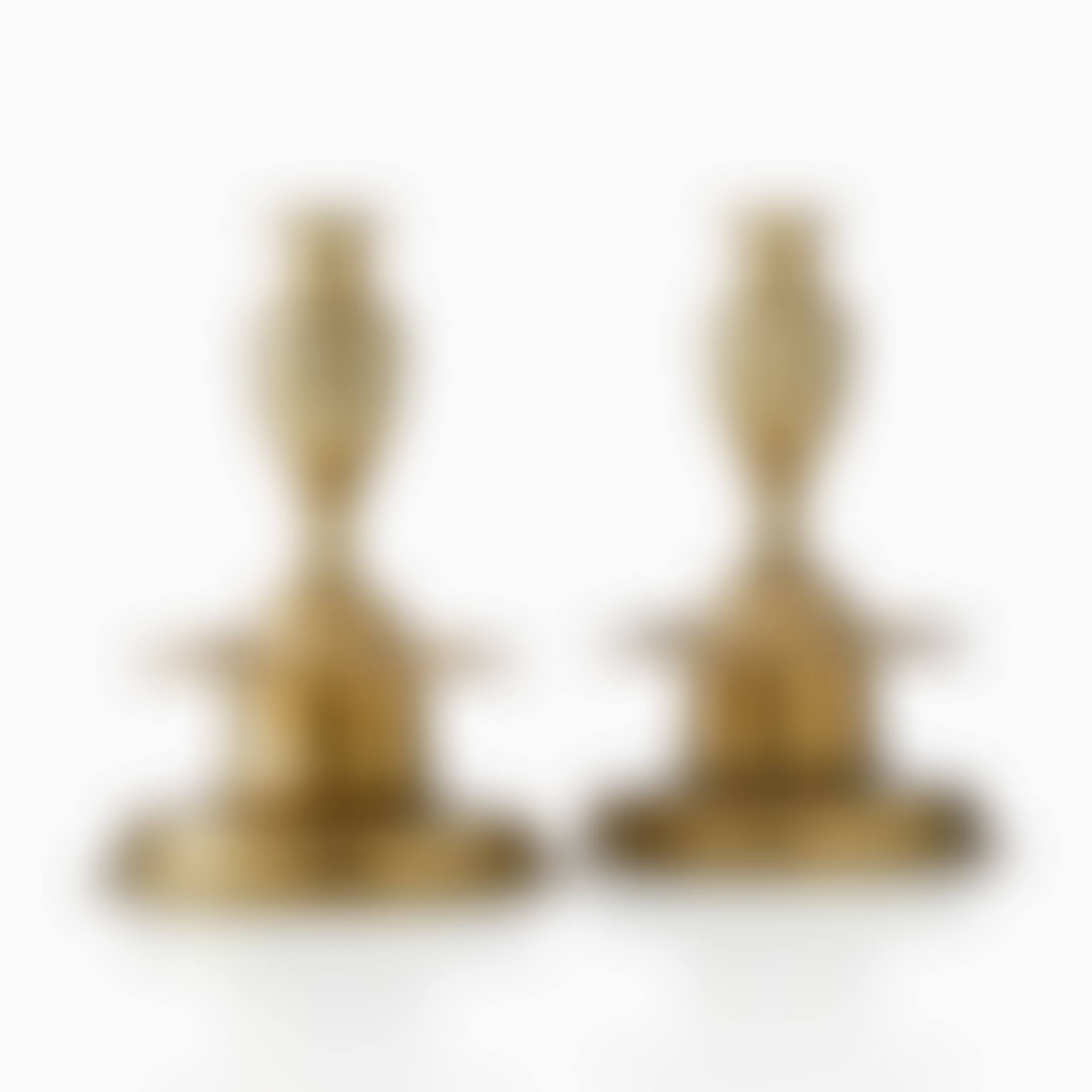 A pair of brass candlesticks (preview)
