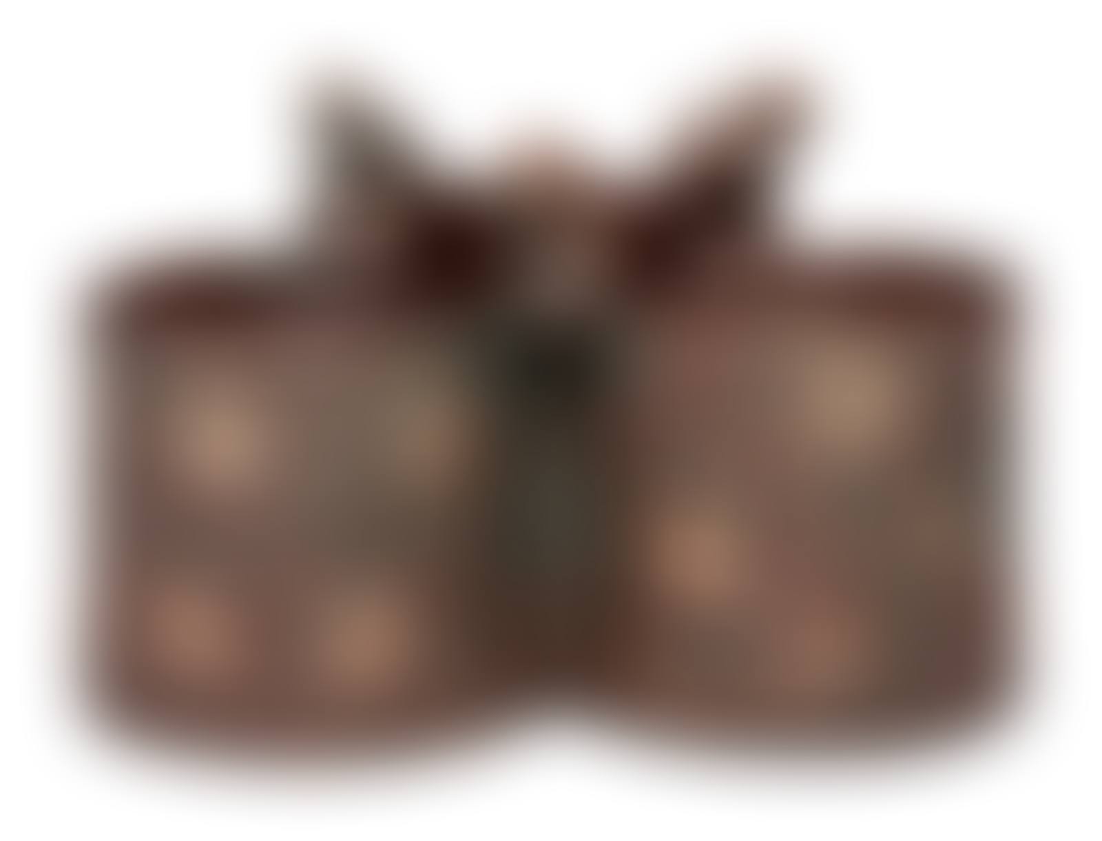 A Glazed Sewer Tile Trefoil Vase or Planter with Seated Monkeys (preview)